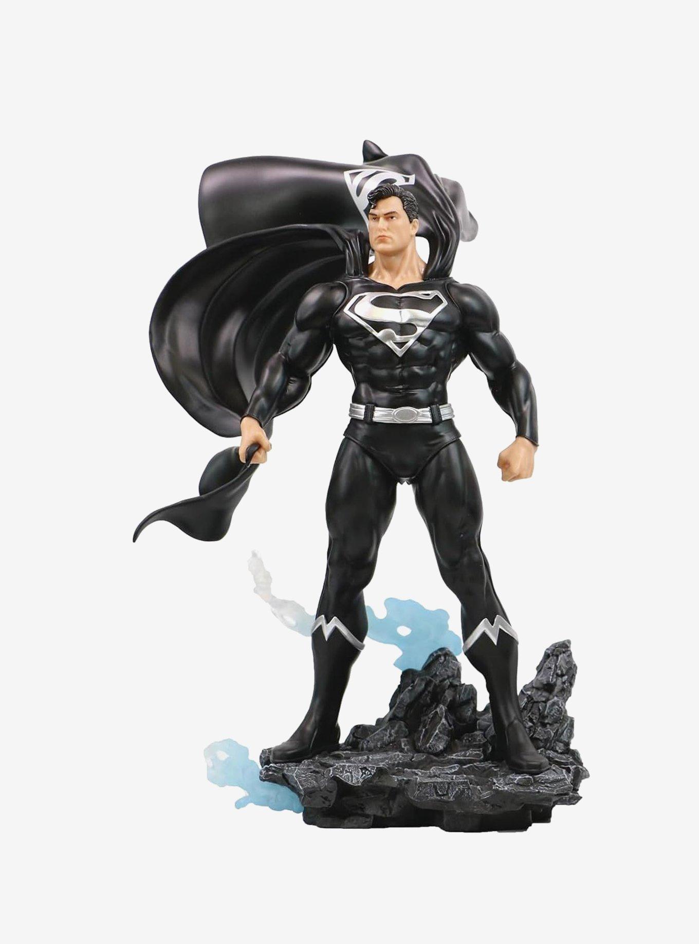 Pure Arts DC Comics PX Previews Exclusive Superman Figure (Black & Silver Ver.), , hi-res