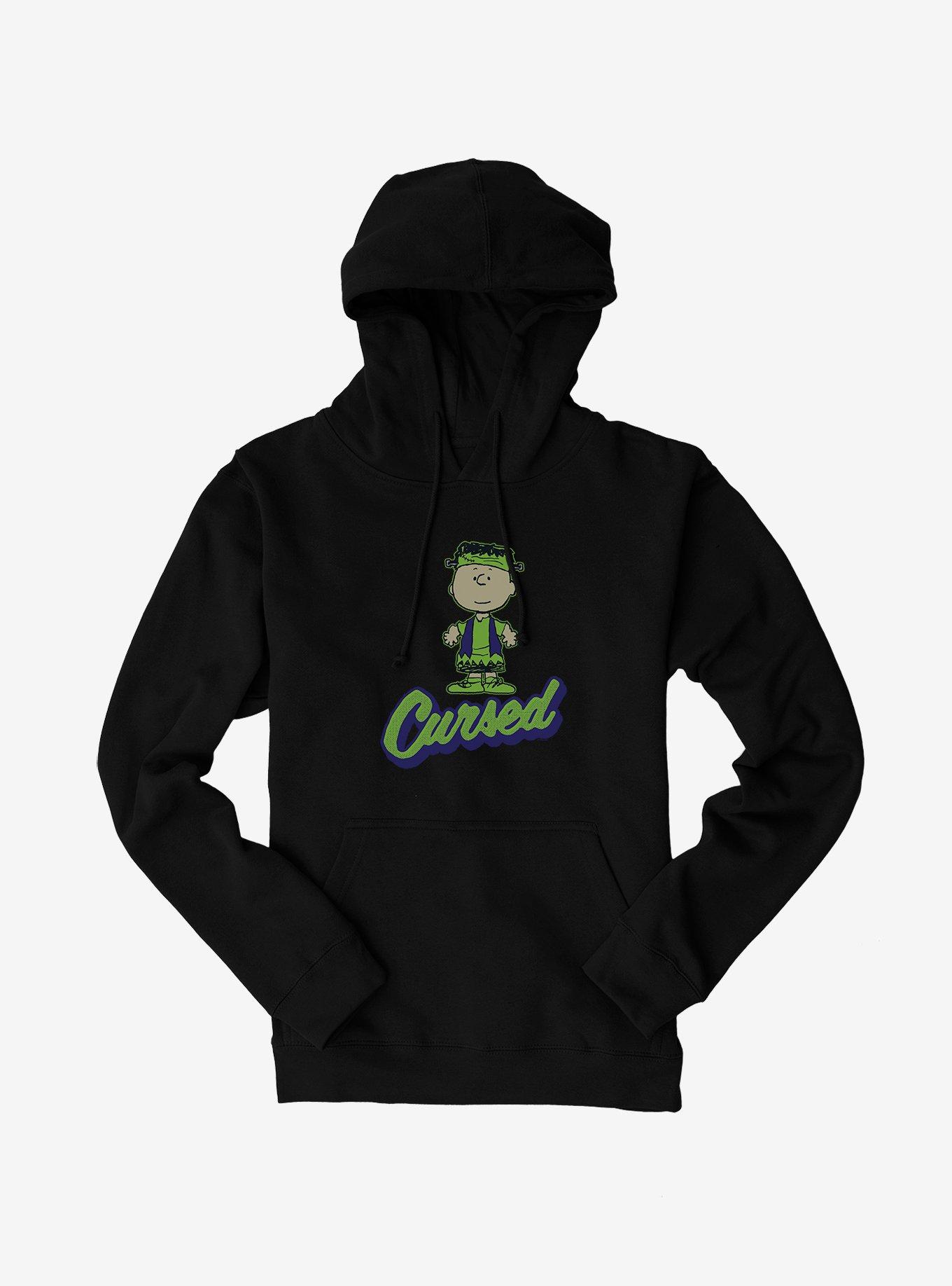 Peanuts Charlie Brown Cursed Hoodie, BLACK, hi-res