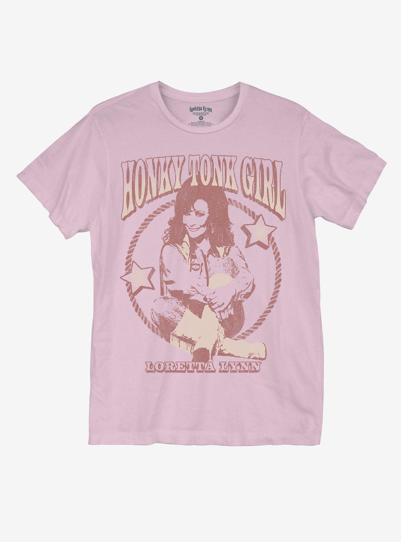 Loretta Lynn Honky Tonk Girl Boyfriend Fit Girls T-Shirt, , hi-res