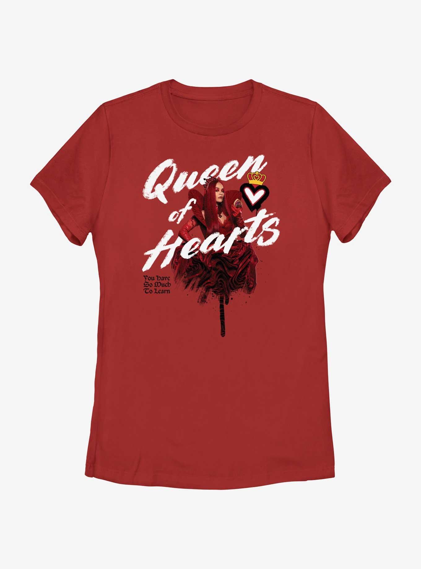 Disney Descendants Queen Of Hearts Red Womens T-Shirt, RED, hi-res