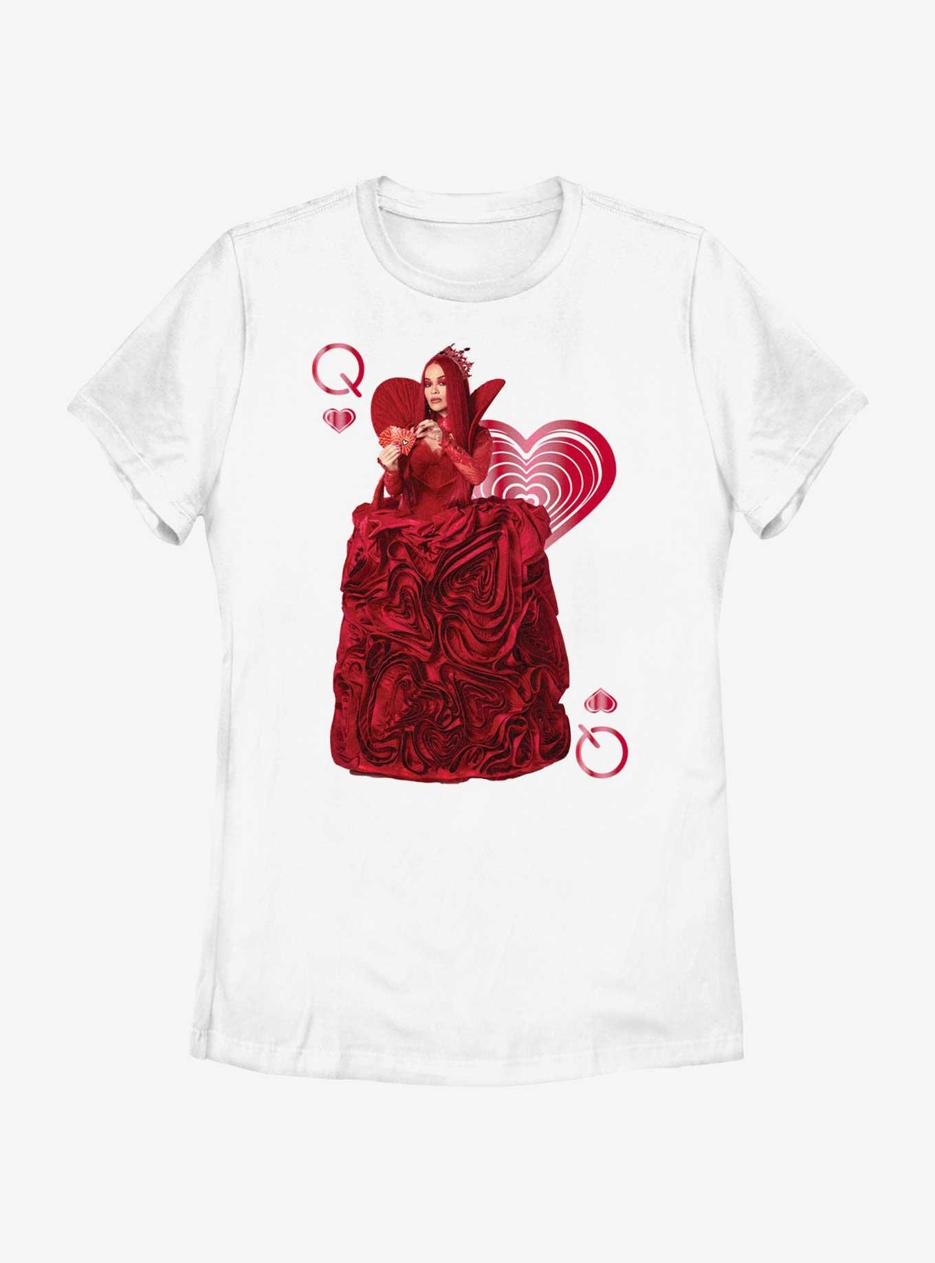 Disney Descendants Queen Of Hearts Womens T-Shirt, WHITE, hi-res