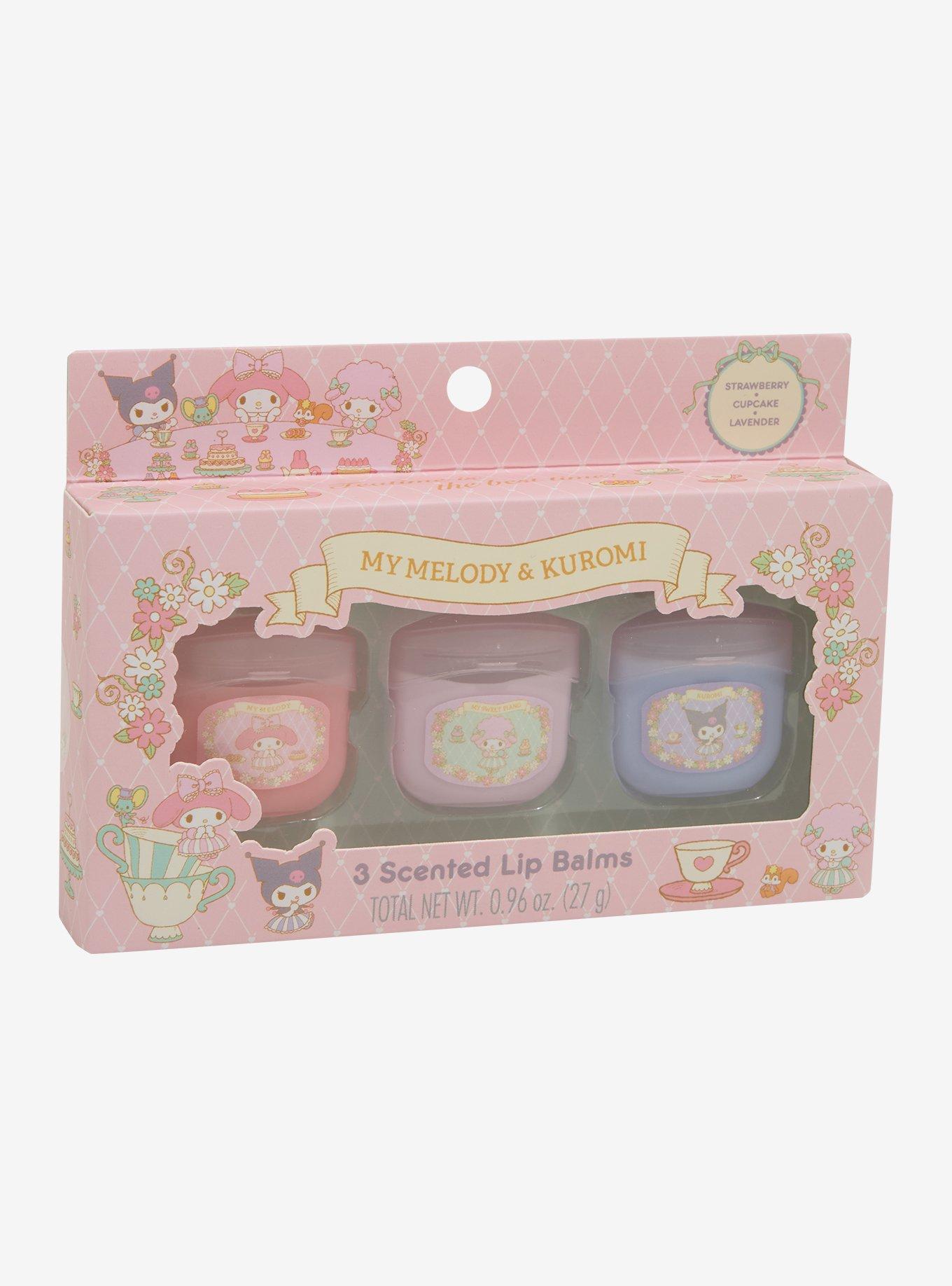 My Melody & Kuromi Tea Party Lip Balm Set, , hi-res