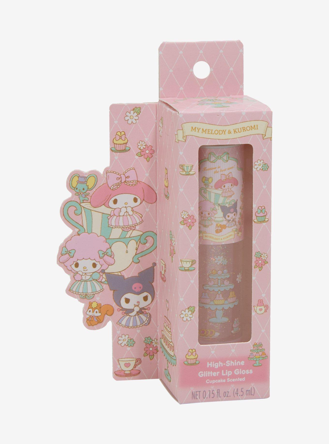 My Melody & Kuromi Tea Party Glitter Lip Gloss, , hi-res