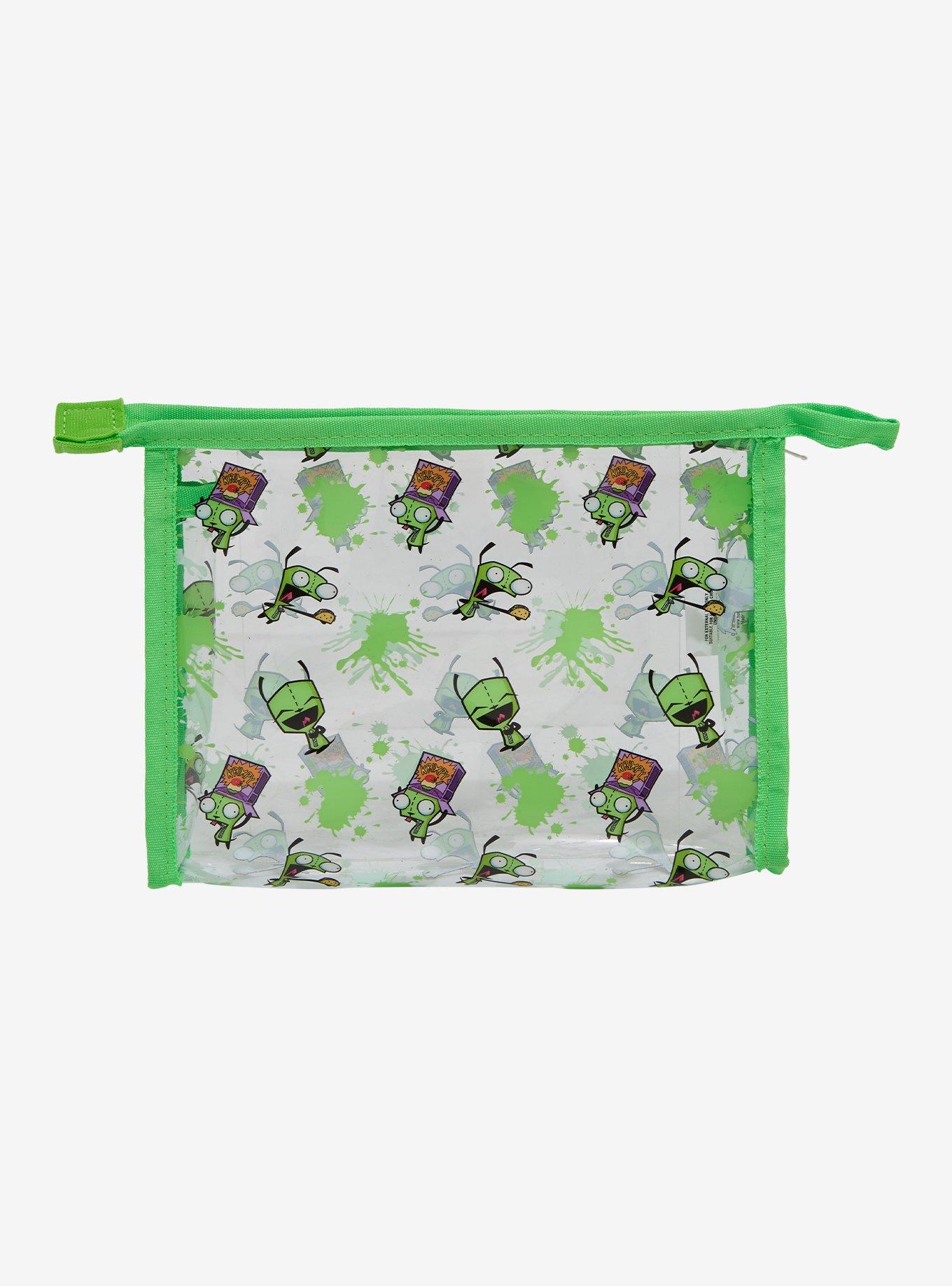Invader Zim GIR Snacks Clear Makeup Bag, , hi-res