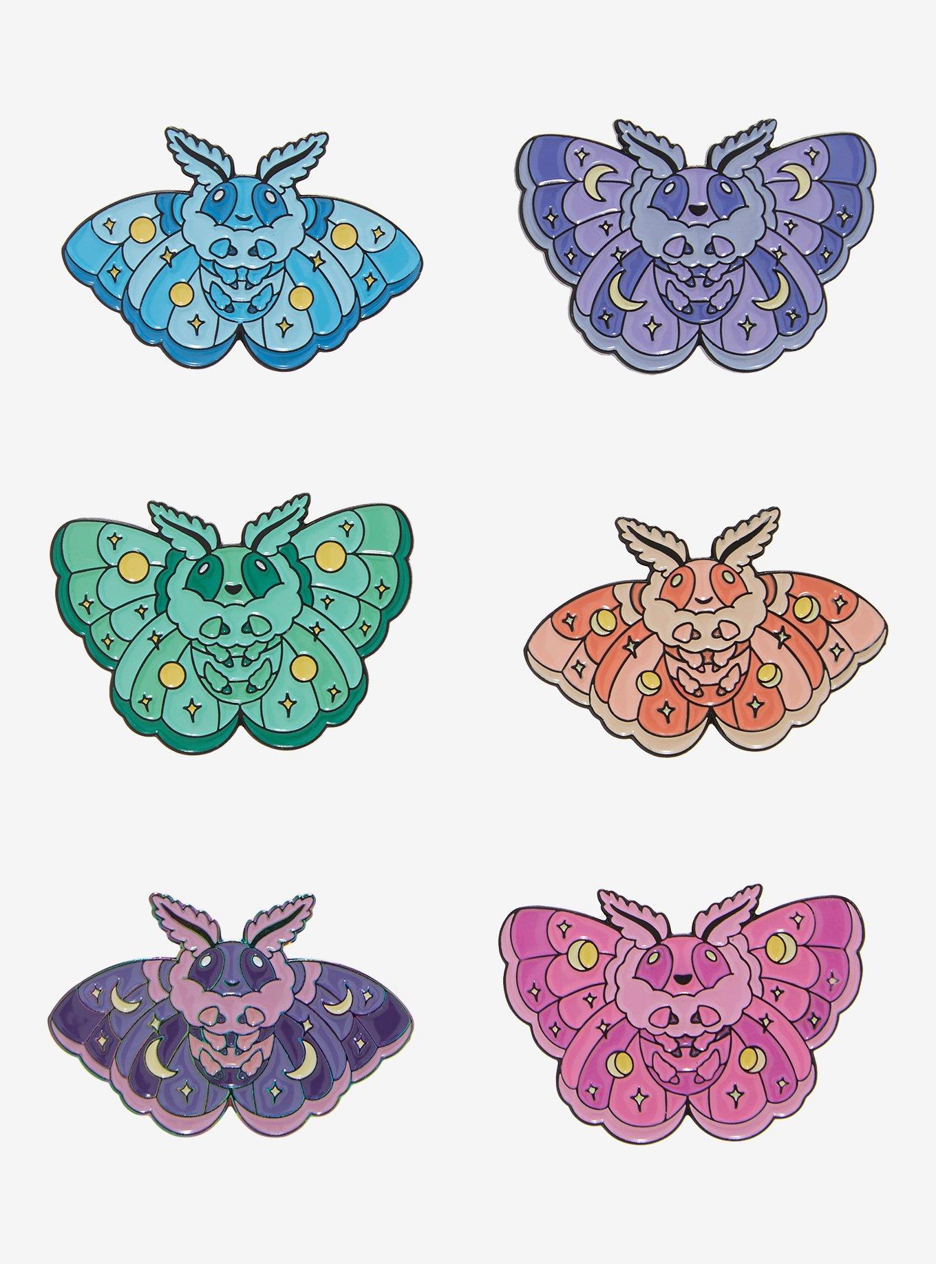 Mystical Moths Blind Bag Enamel Pin, , hi-res