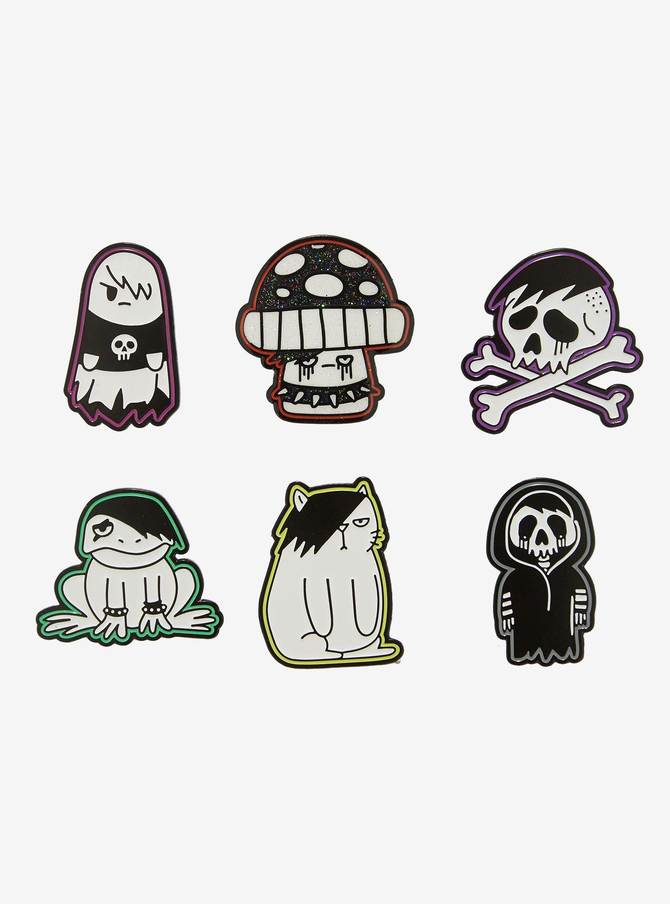 Emo Creatures Blind Bag Enamel Pin, , hi-res