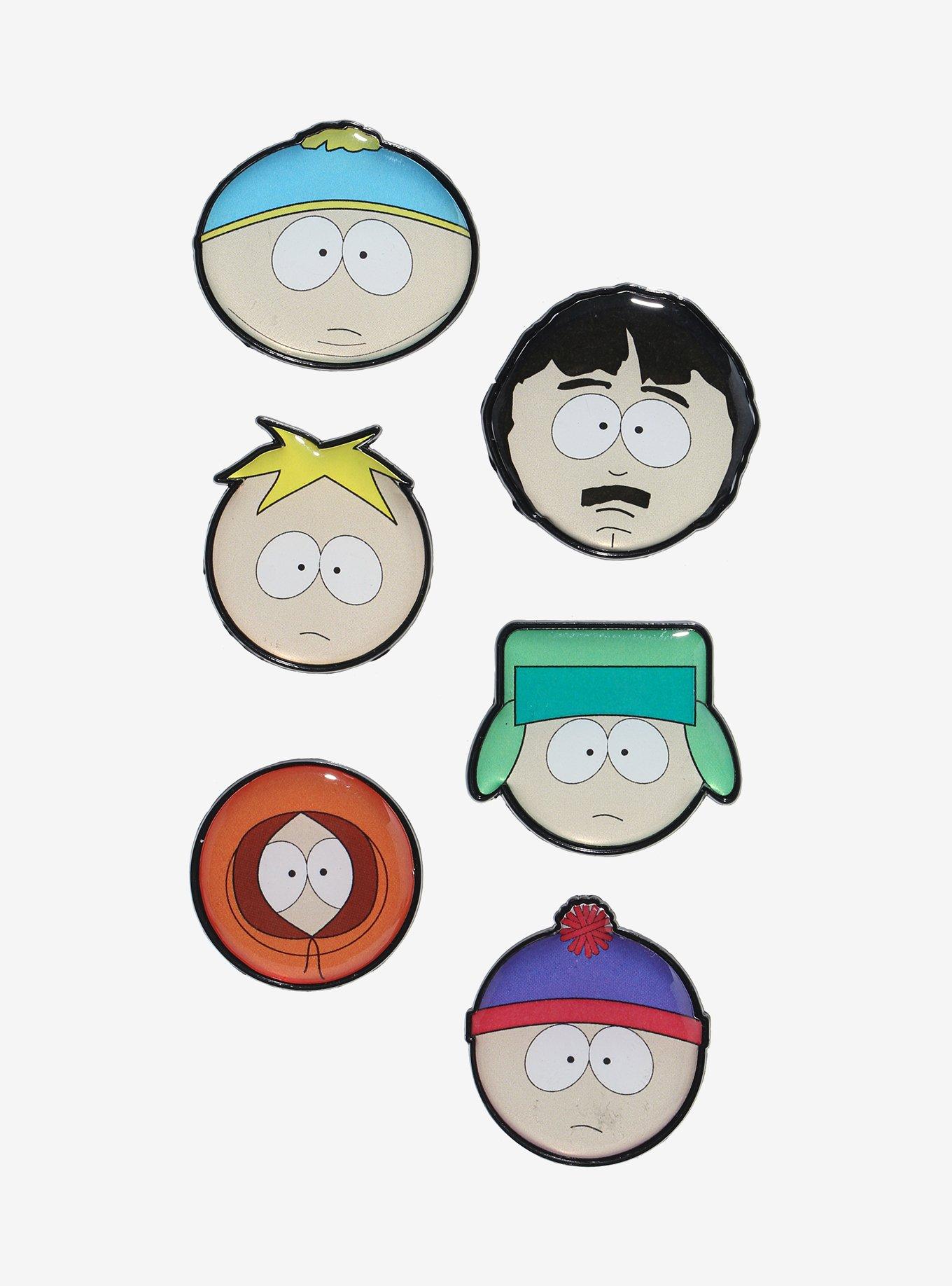 South Park Character Faces Blind Box Enamel Pin, , hi-res