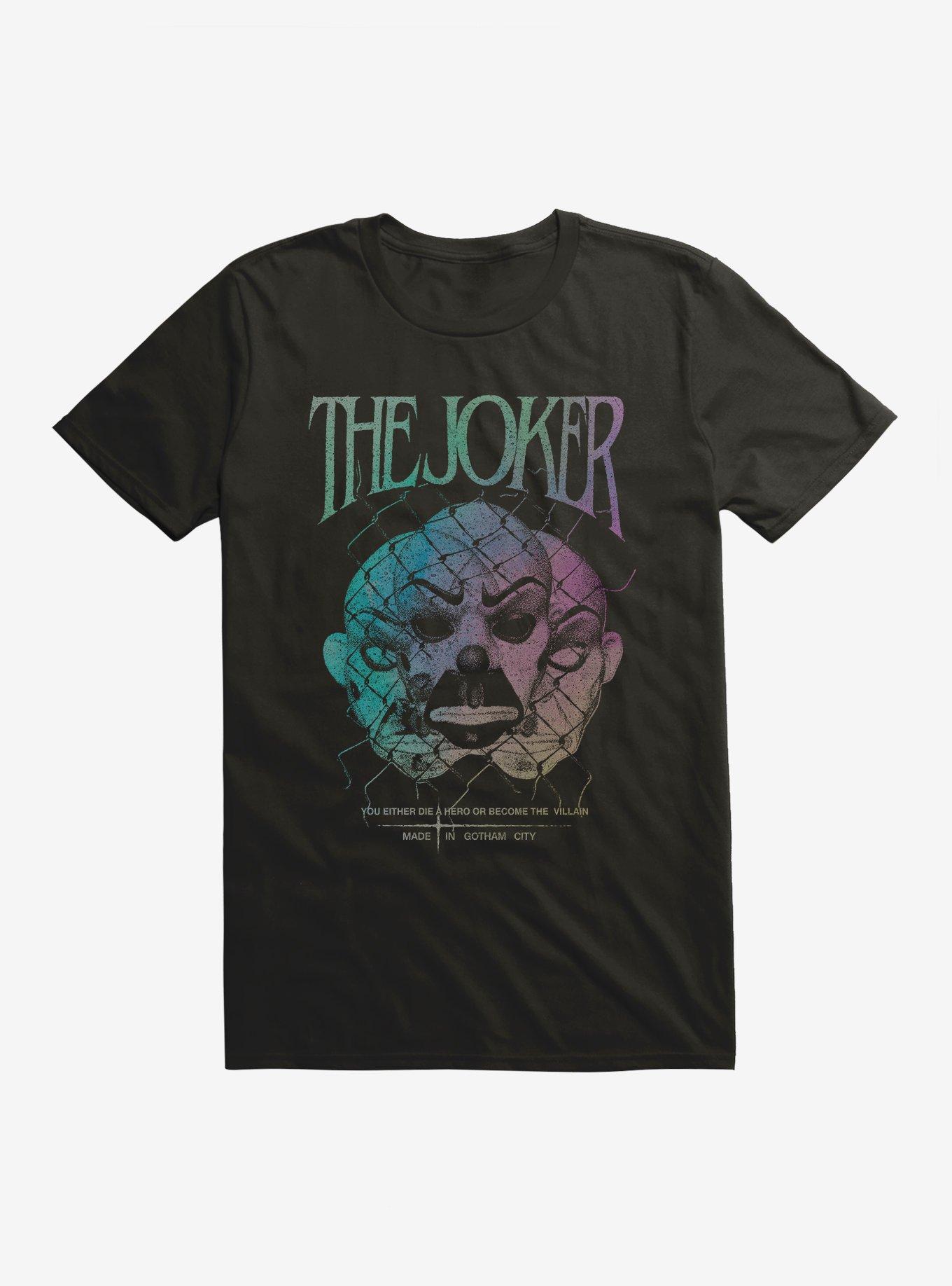 Batman The Joker Die Hero Become Villain T-Shirt, , hi-res