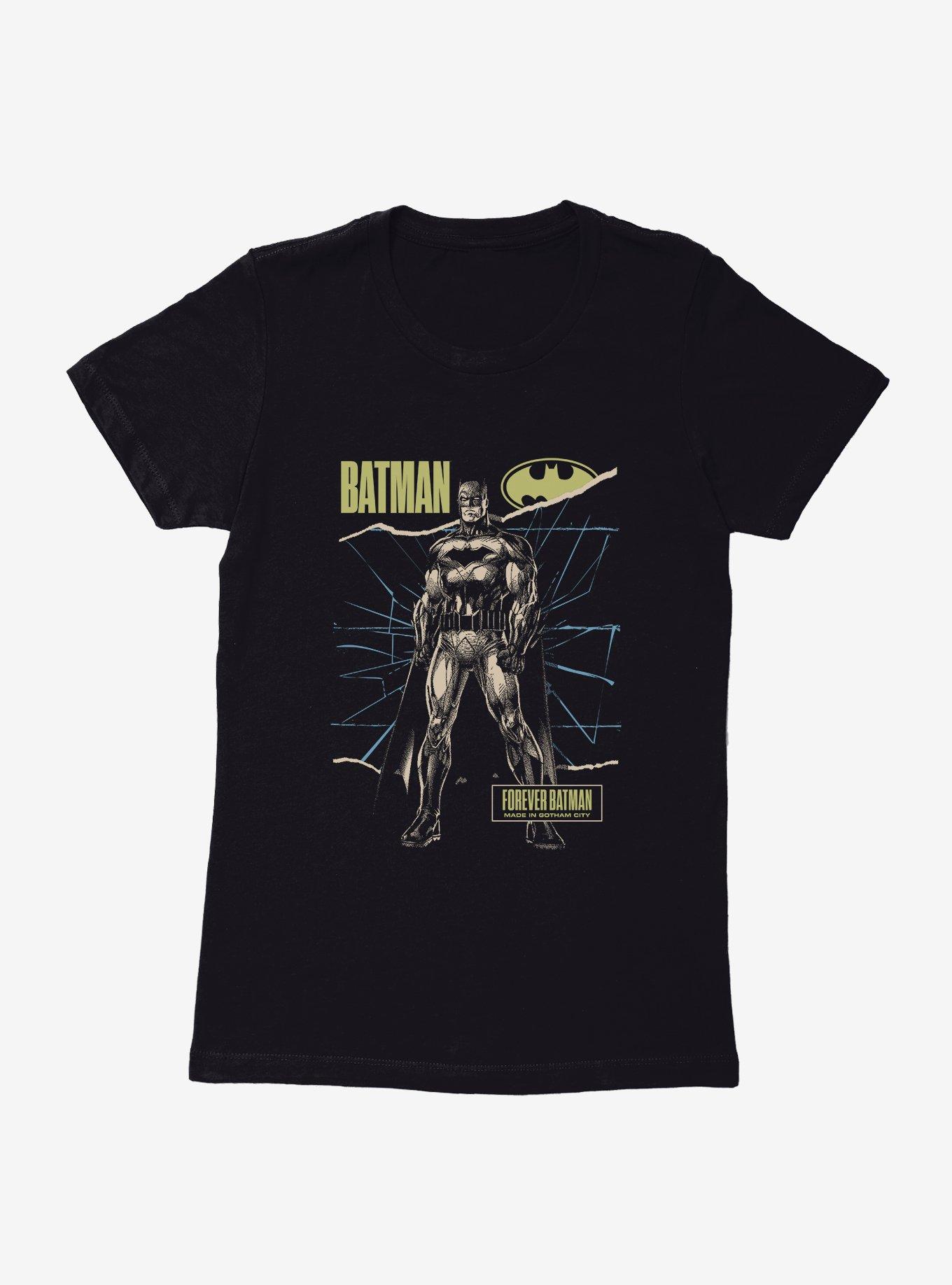 Batman Forever Made In Gotham City Womens T-Shirt, BLACK, hi-res