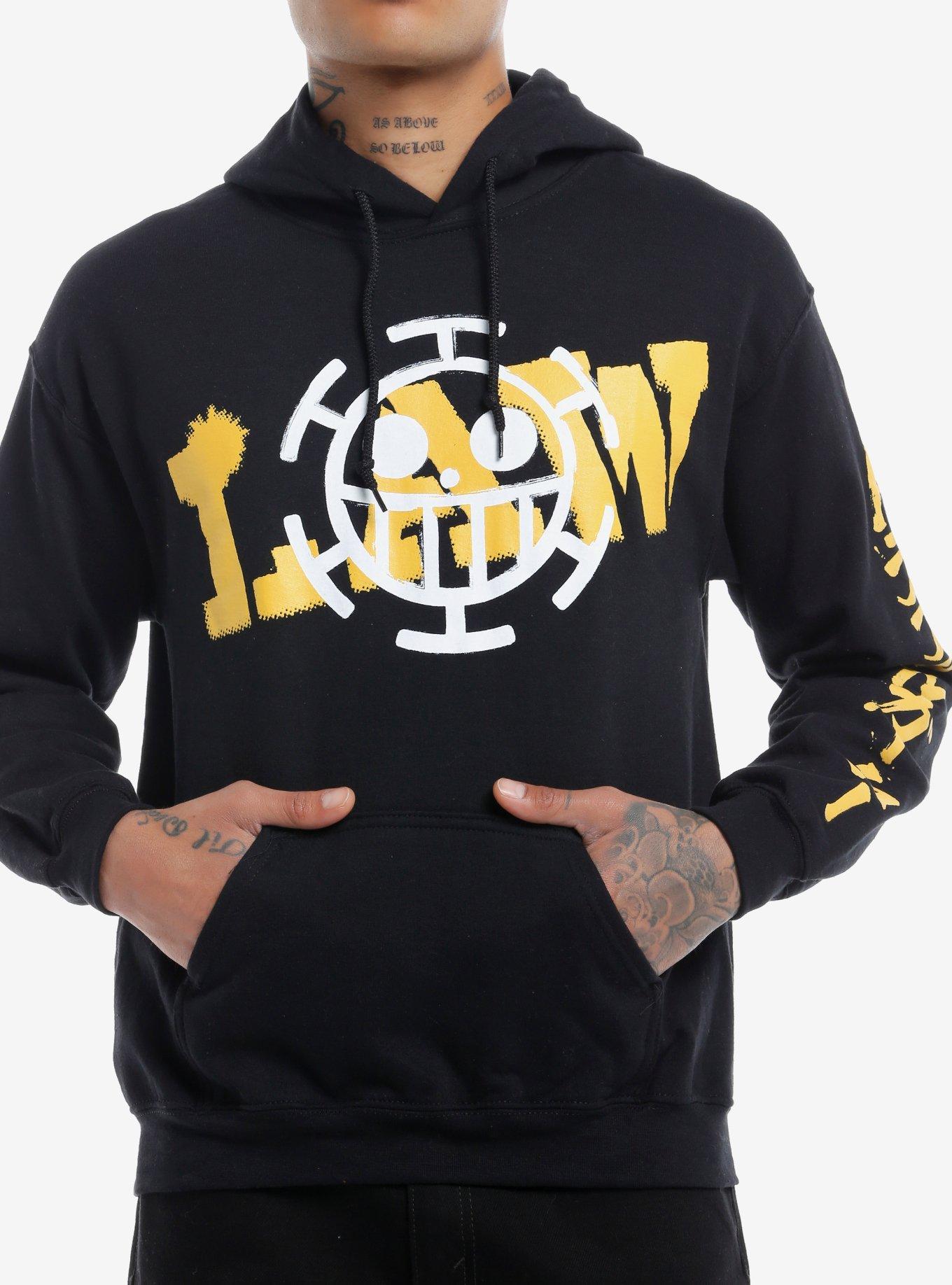 One Piece Trafalgar Law Doodle Hoodie, , hi-res