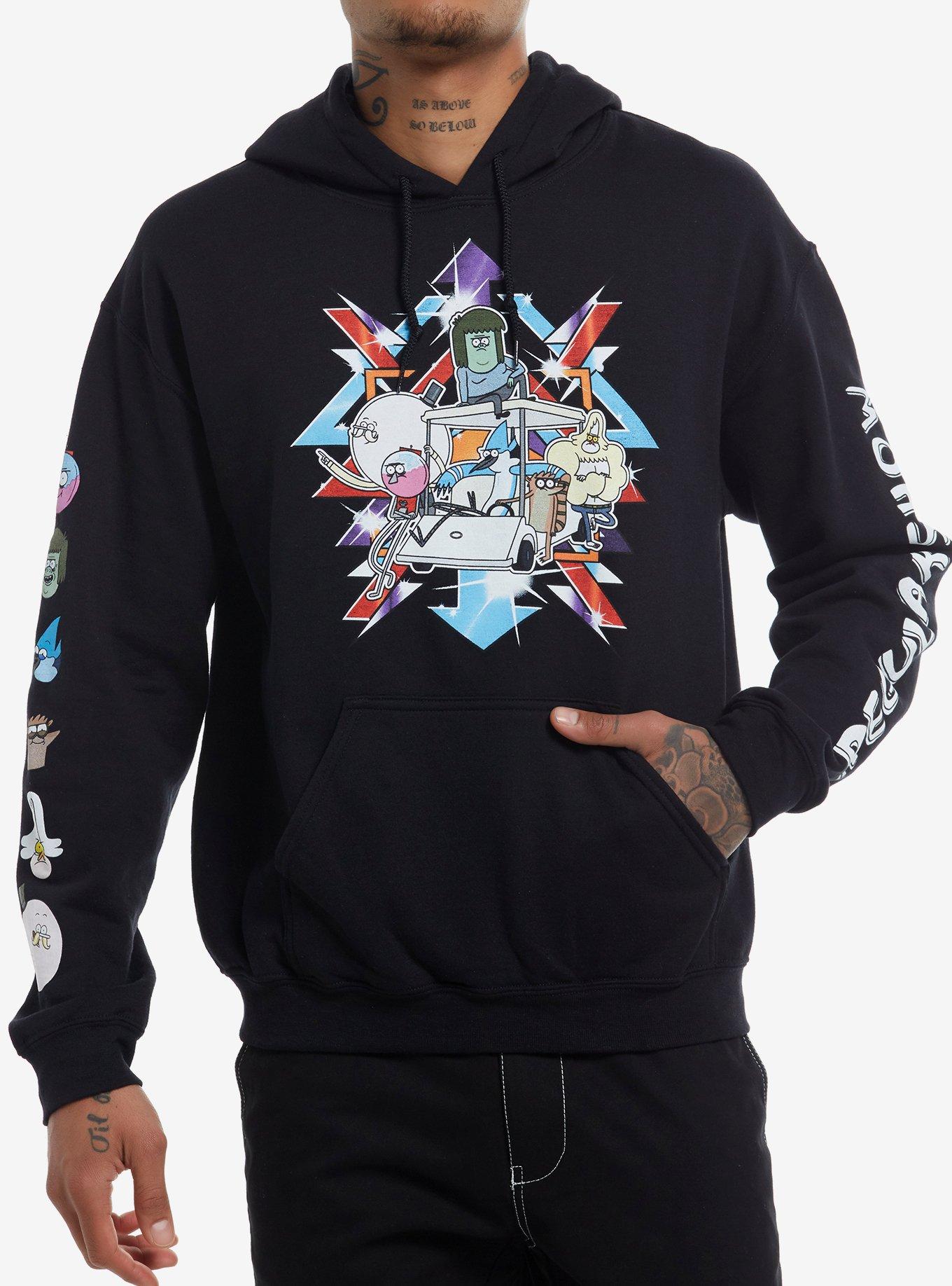 Regular Show Golf Cart Characters Hoodie, , hi-res