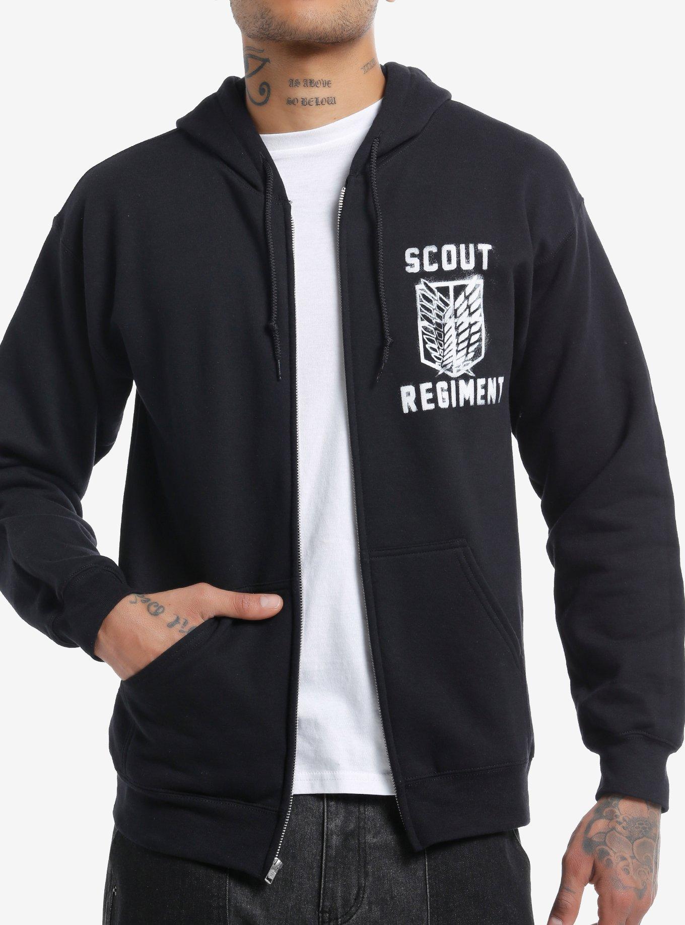 Attack On Titan Scout Regiment Symbol Hoodie, , hi-res