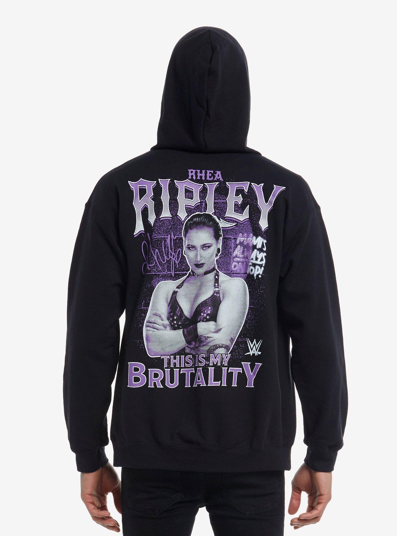 WWE Rhea Ripley Brutality Hoodie, , hi-res