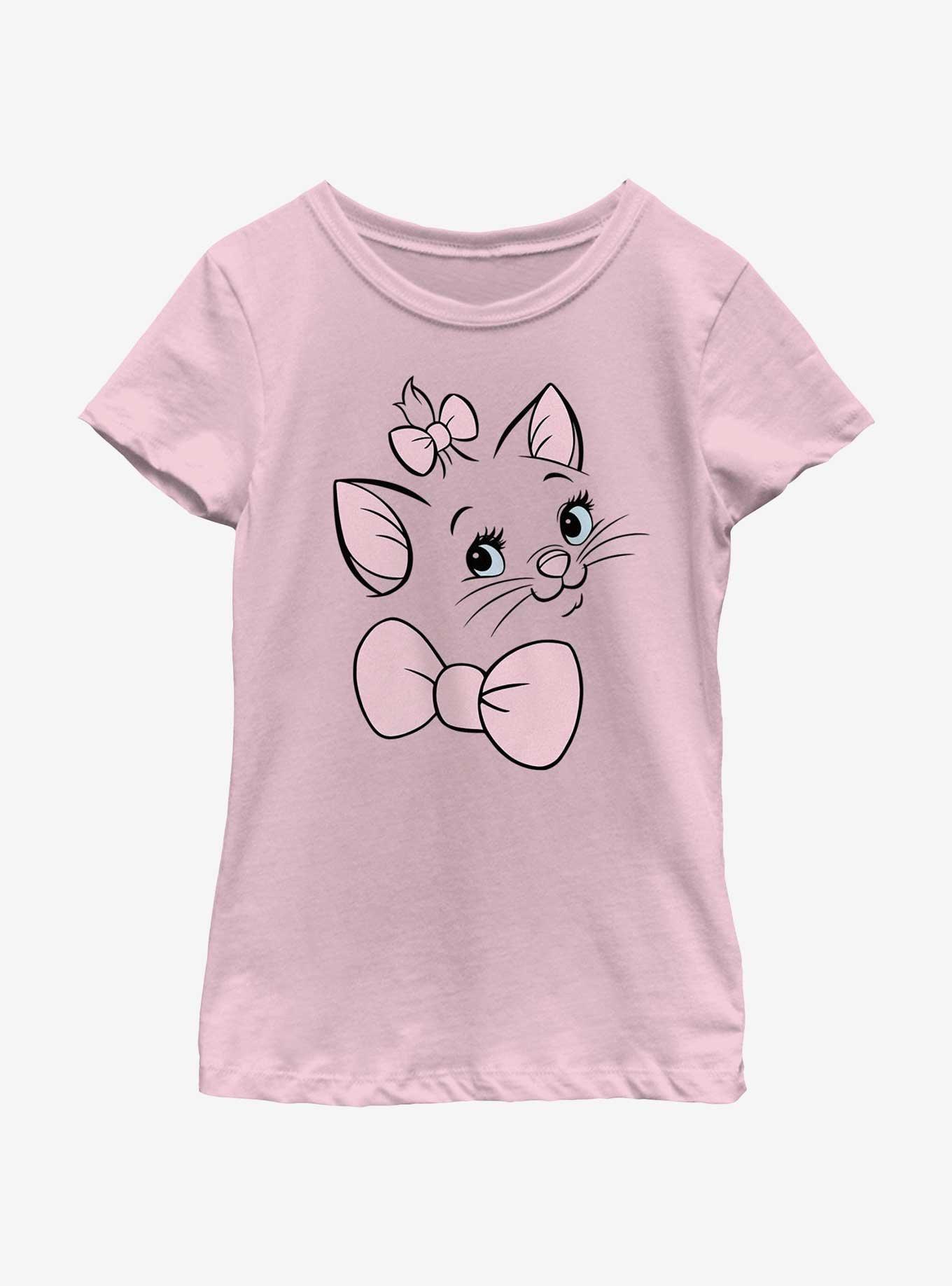 Disney The Aristocats Marie Big Face Youth Girls T-Shirt, , hi-res