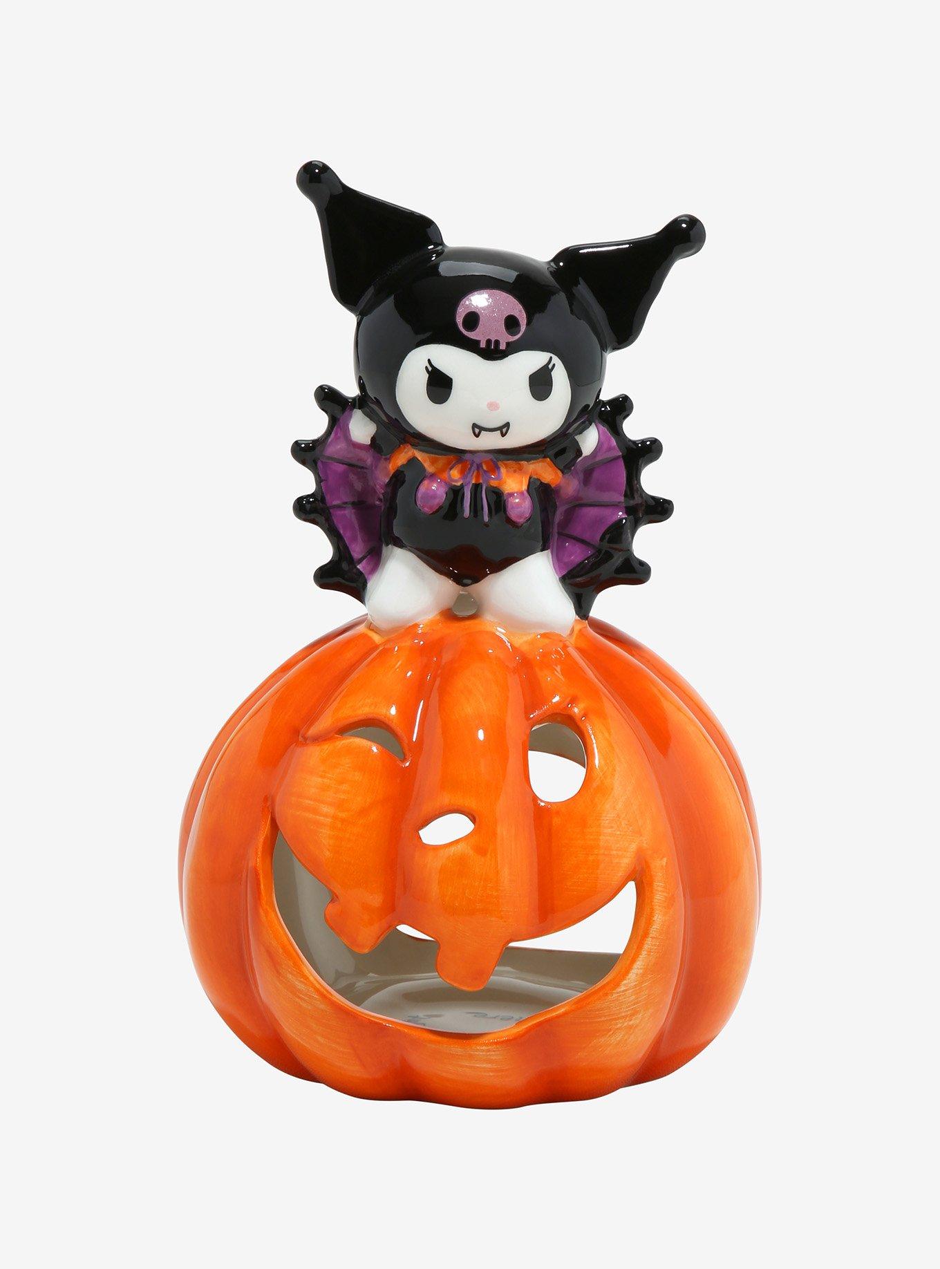 Kuromi Vampire Pumpkin Tealight Holder, , hi-res