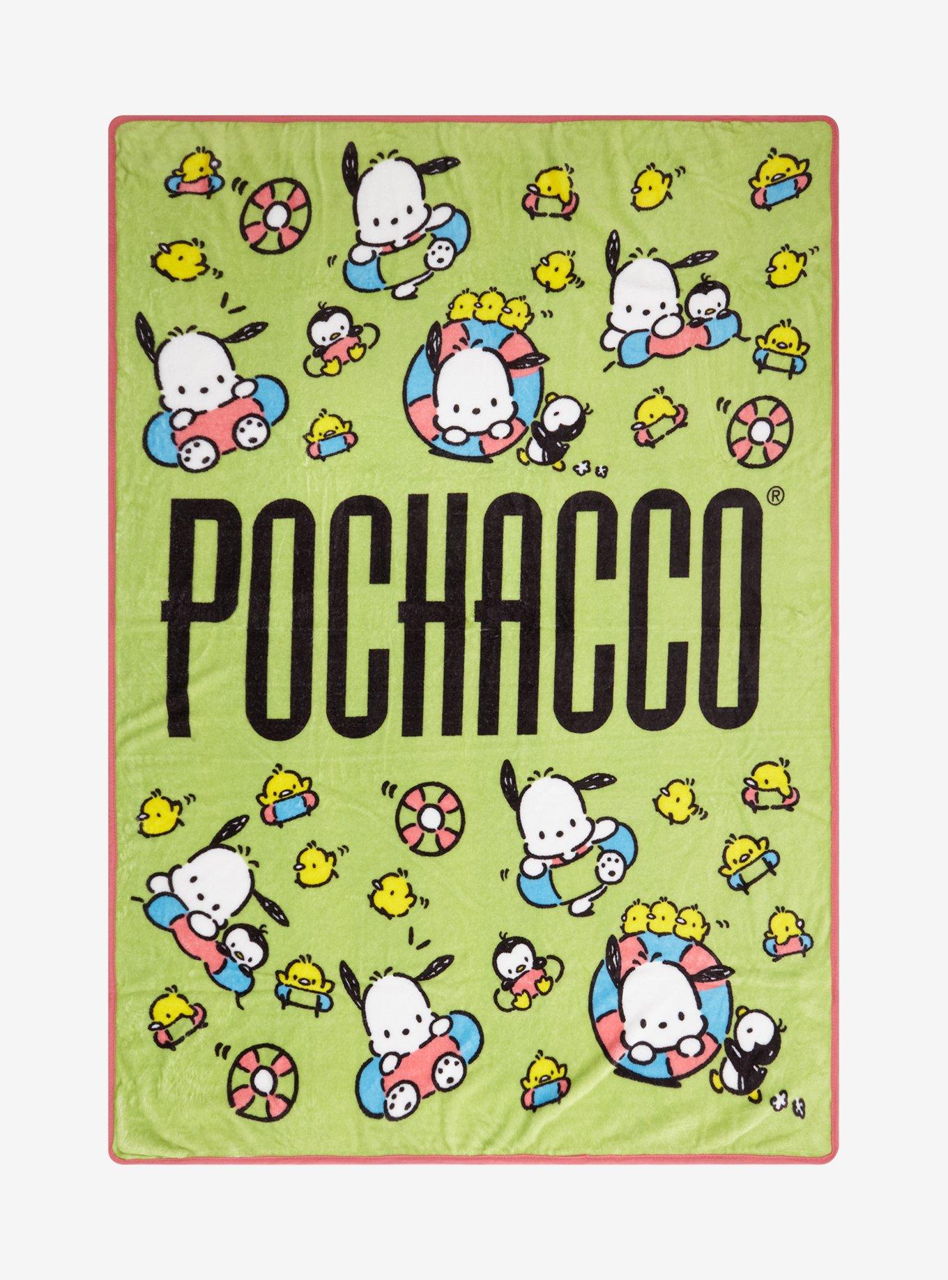 Sanrio Pochacco Allover Print Fleece Throw - BoxLunch Exclusive, , hi-res