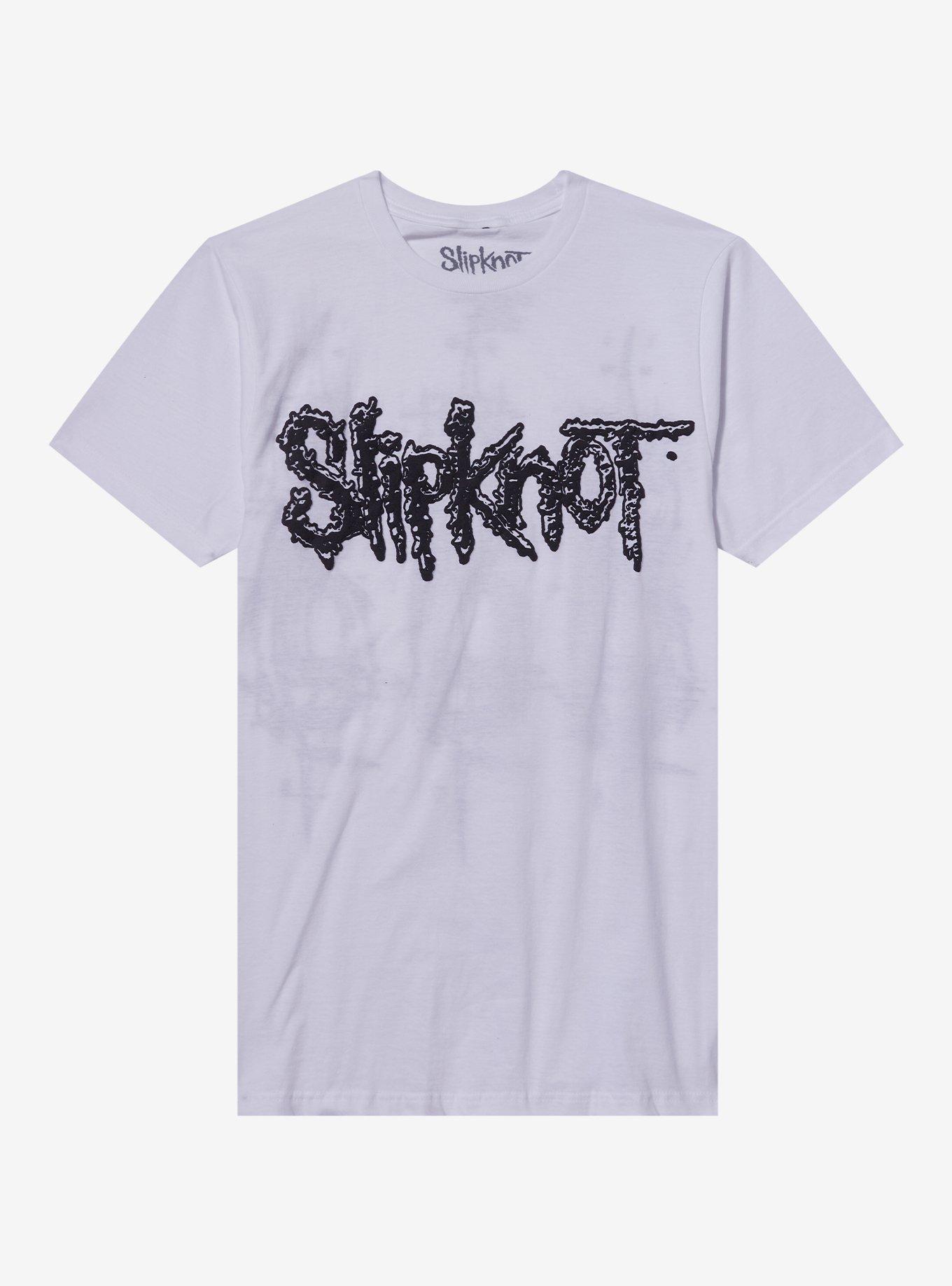 Slipknot Logo Puff Paint T-Shirt, , hi-res