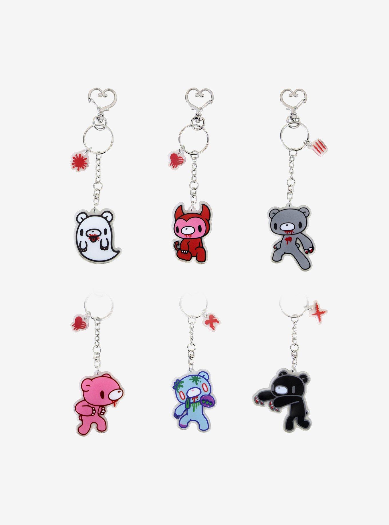 Gloomy Bear Blind Bag Key Chain Hot Topic Exclusive, , hi-res