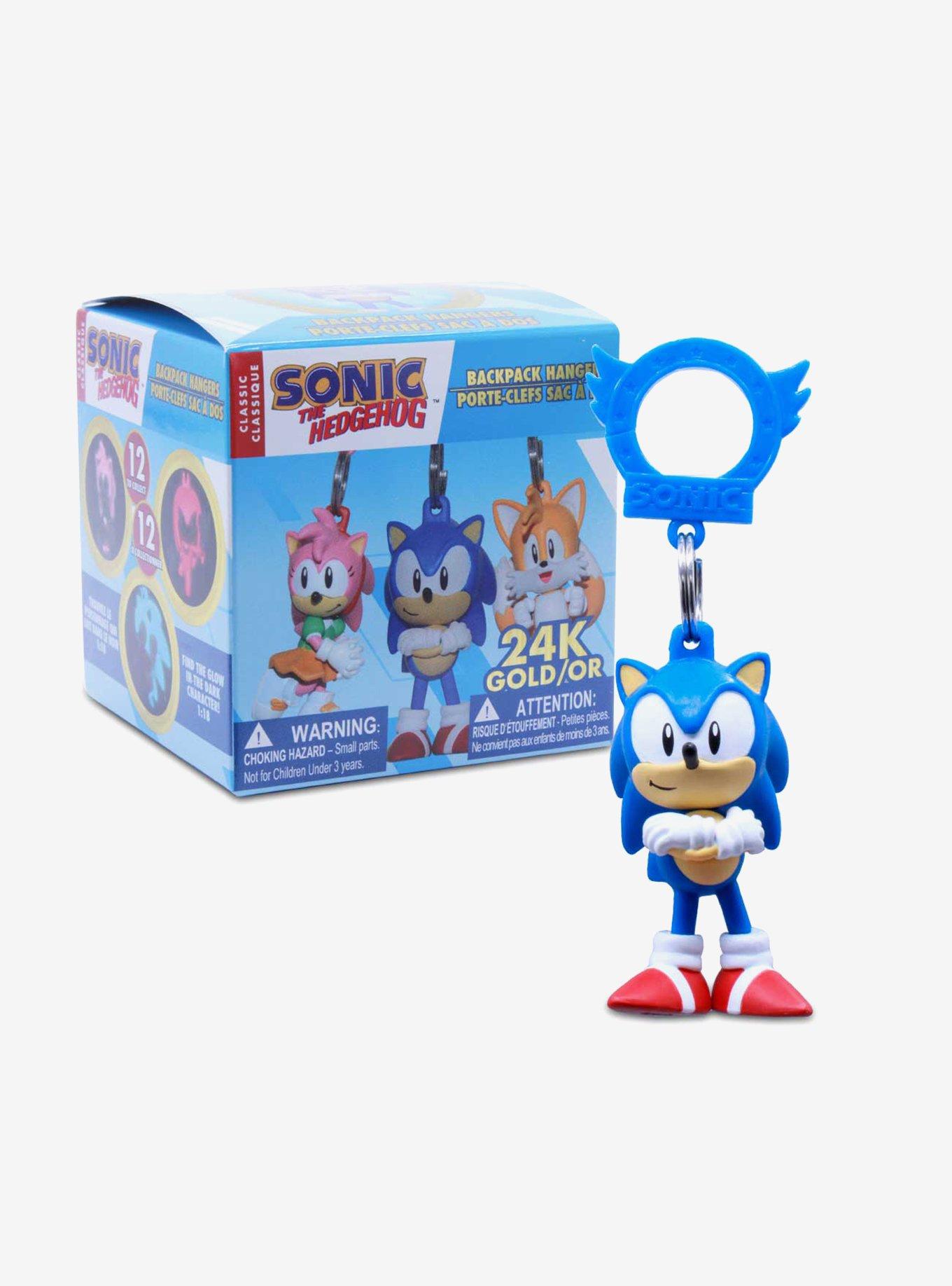 Sonic The Hedgehog Character Gold & Glow-In-The-Dark Blind Box Bag Clip, , hi-res