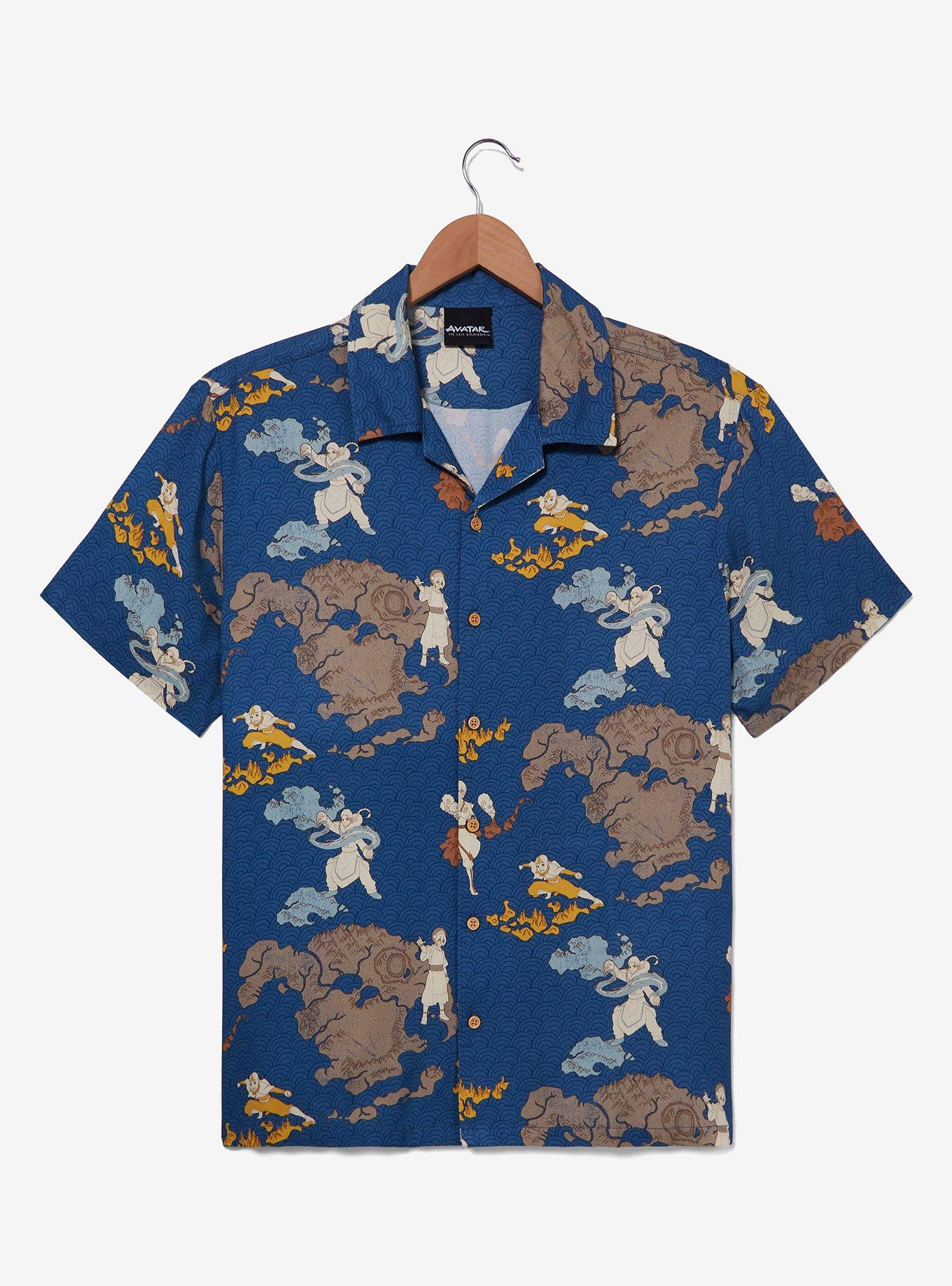 Avatar: The Last Airbender Scenic Woven T-Shirt — BoxLunch Exclusive, , hi-res