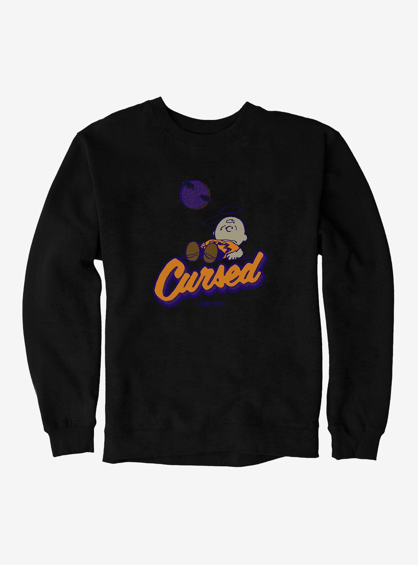 Peanuts Cursed Since 1950 Charlie Brown Sweatshirt, , hi-res