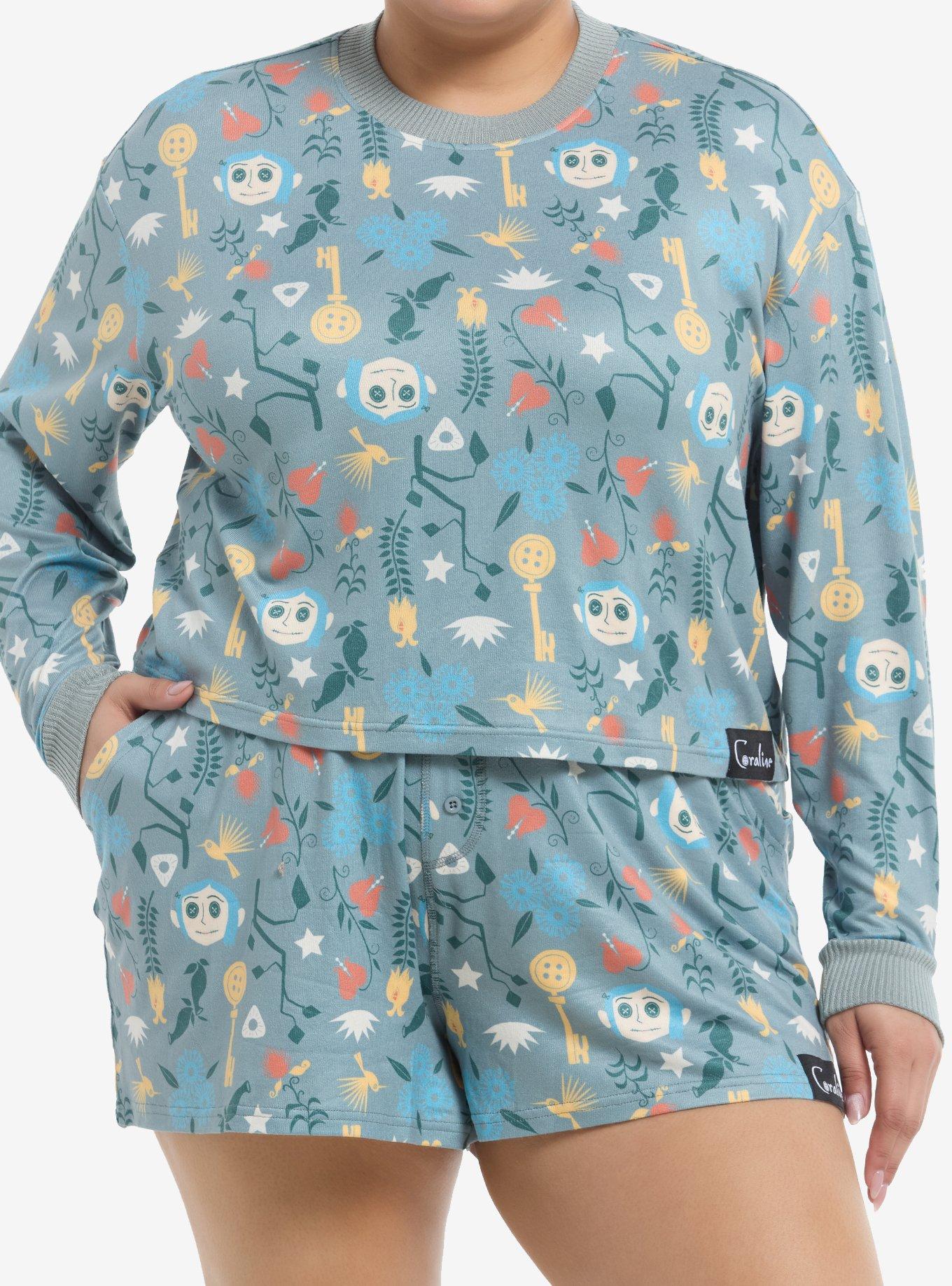 Coraline Garden Icons Girls Lounge Set Plus Size, , hi-res