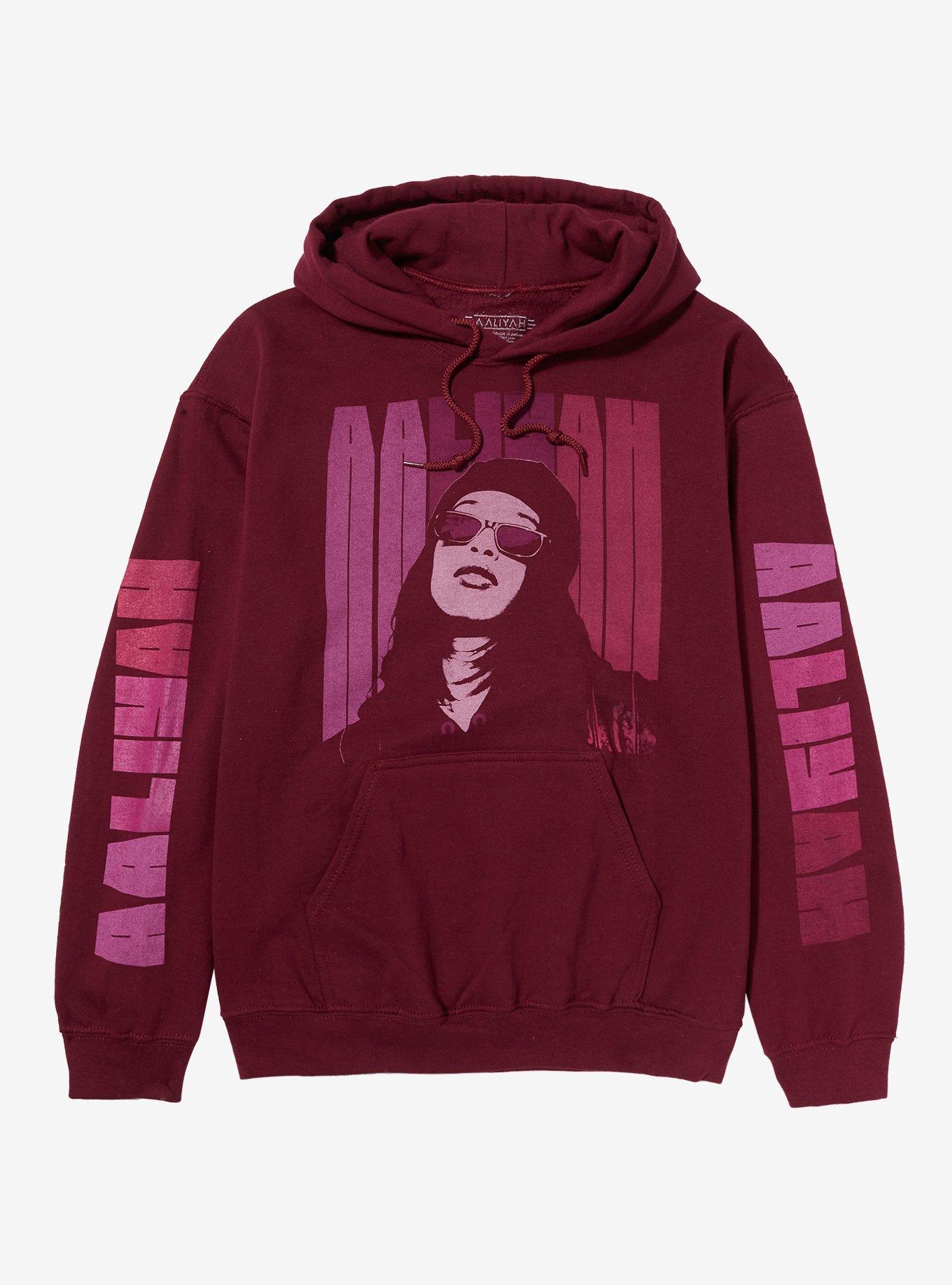 Aaliyah Sunglasses Portrait Girls Hoodie, , hi-res