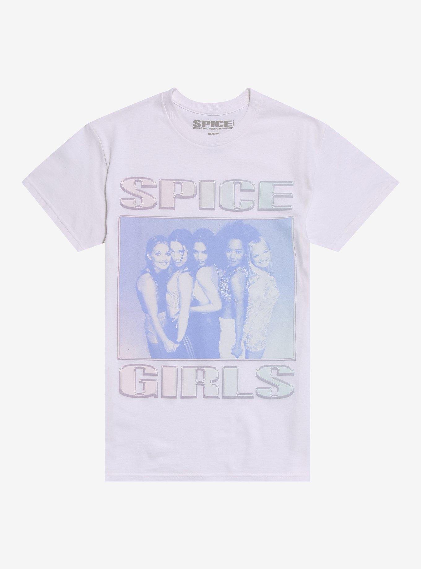 Spice Girls Pastel Portrait Relaxed Fit Girls T-Shirt, , hi-res