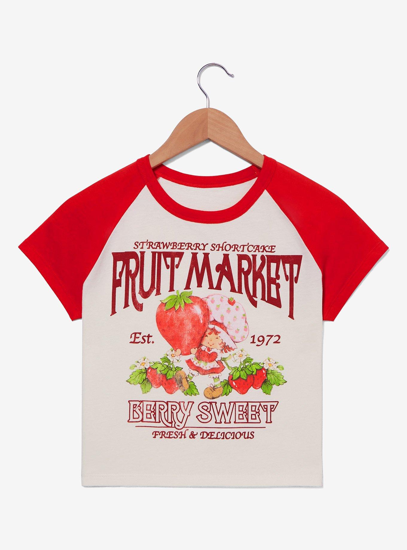 Strawberry Shortcake Fruit Market Women's Baby Tee, , hi-res