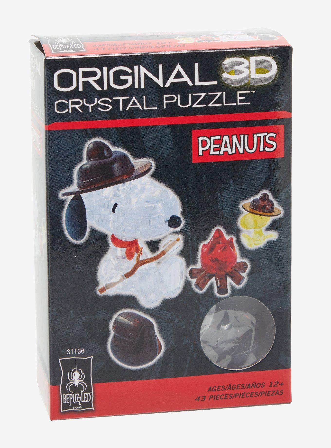 Peanuts Snoopy & Woodstock Campfire 3D Crystal Puzzle, , hi-res