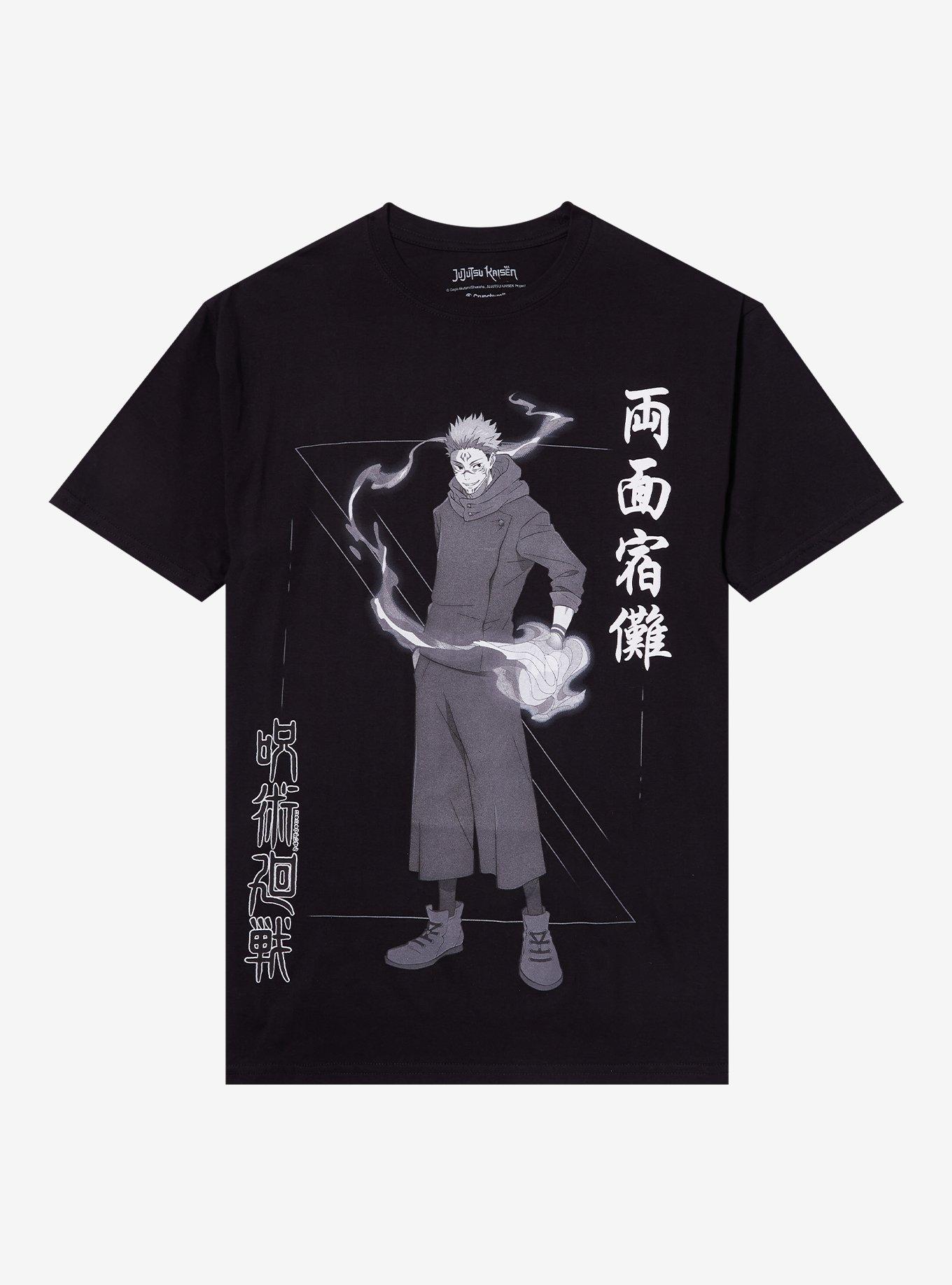 Jujutsu Kaisen Sukuna Name Puff Print T-Shirt, , hi-res