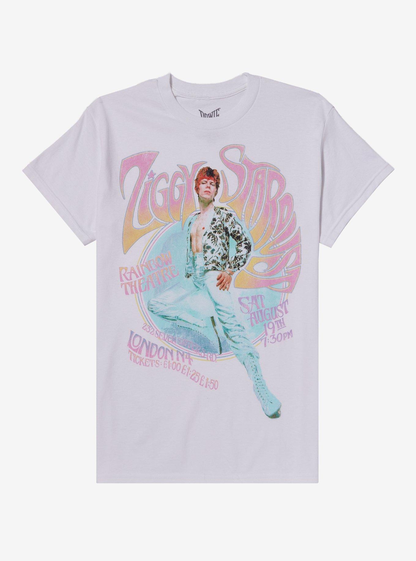 David Bowie Ziggy Stardust Rainbow Theatre Concert Relaxed Fit Girls T-Shirt, , hi-res