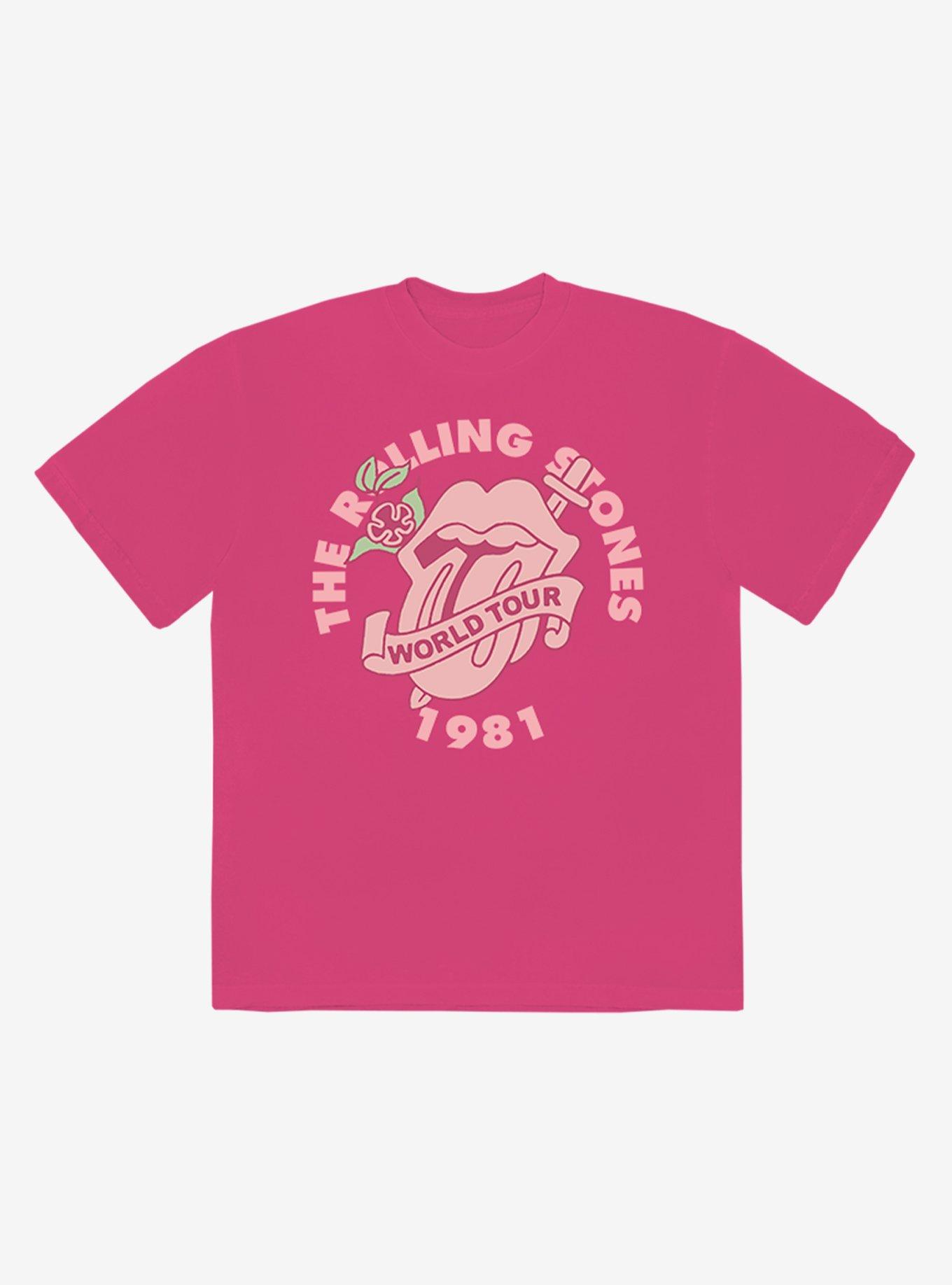 The Rolling Stones 1981 World Tour Boyfriend Fit Girls T-Shirt, , hi-res