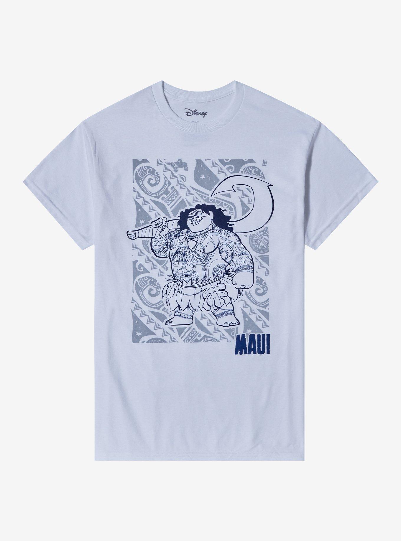 Disney Moana Maui Line Art T-Shirt, , hi-res