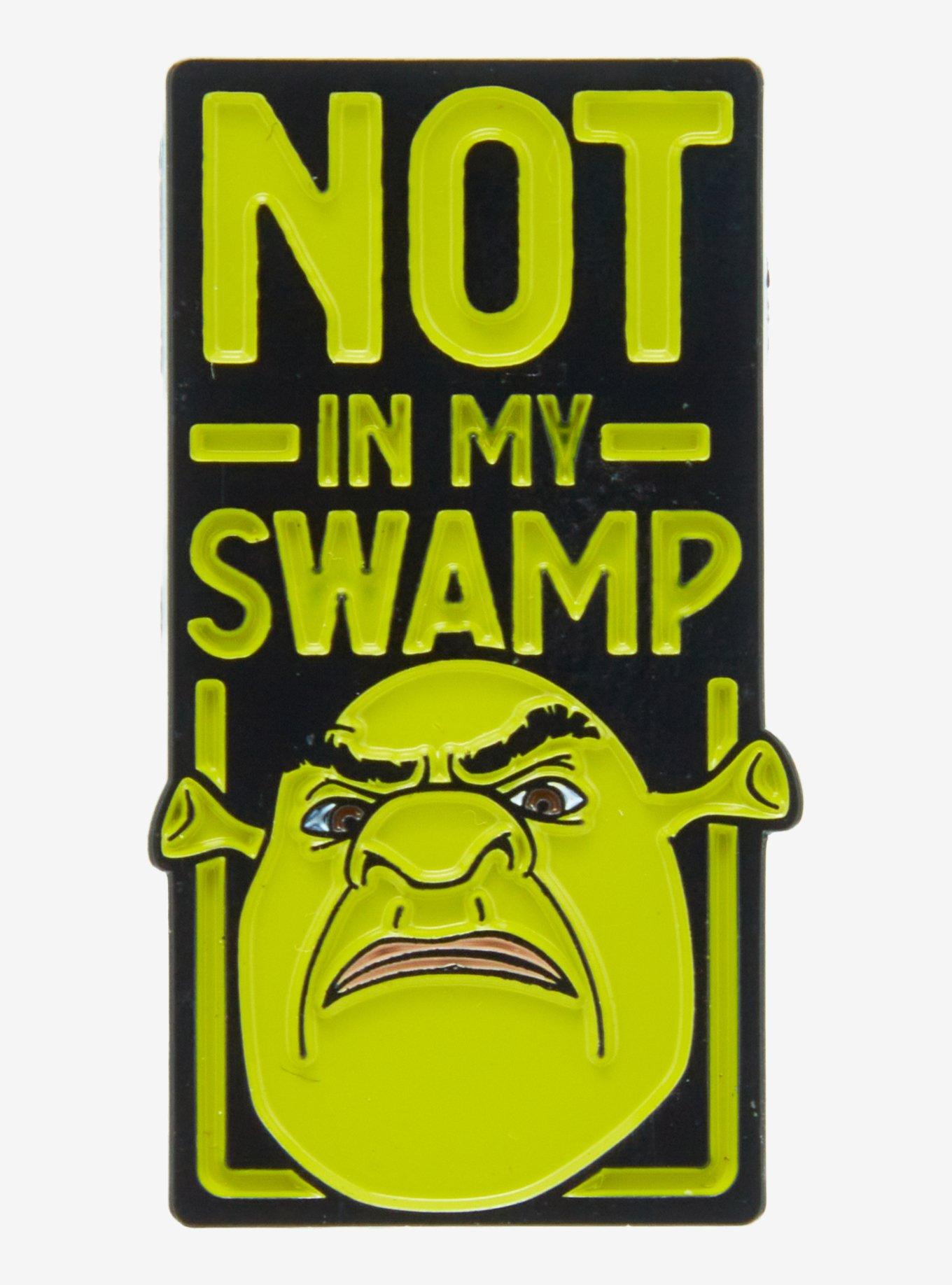 Shrek Not In My Swamp Enamel Pin, , hi-res