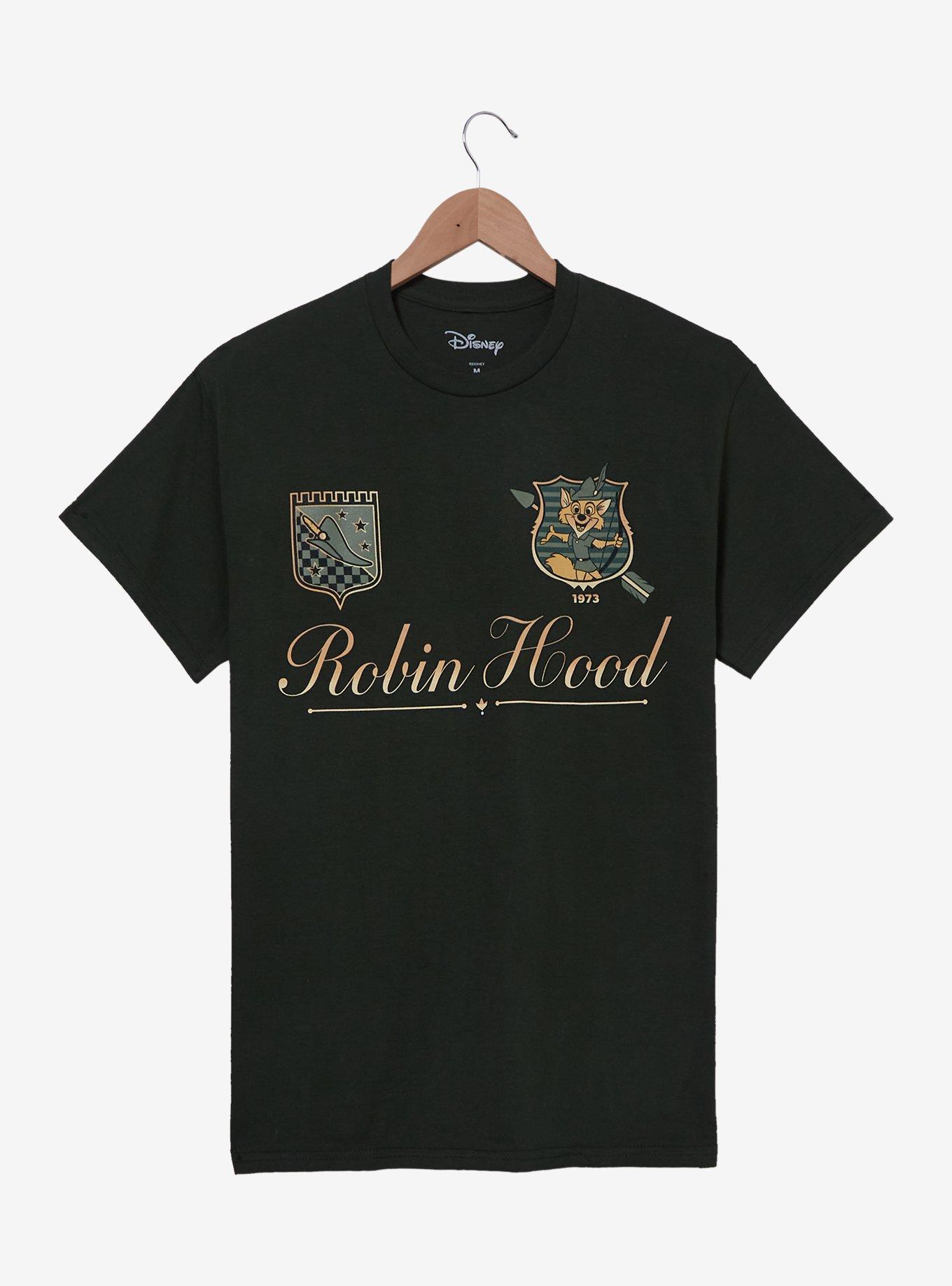 Disney Robin Hood Badges T-Shirt - BoxLunch Exclusive, , hi-res