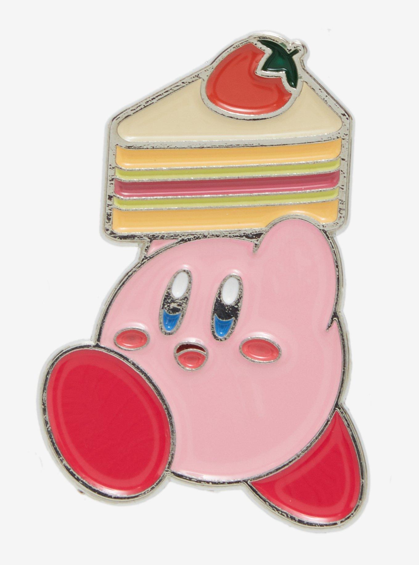 Kirby Cake Enamel Pin, , hi-res