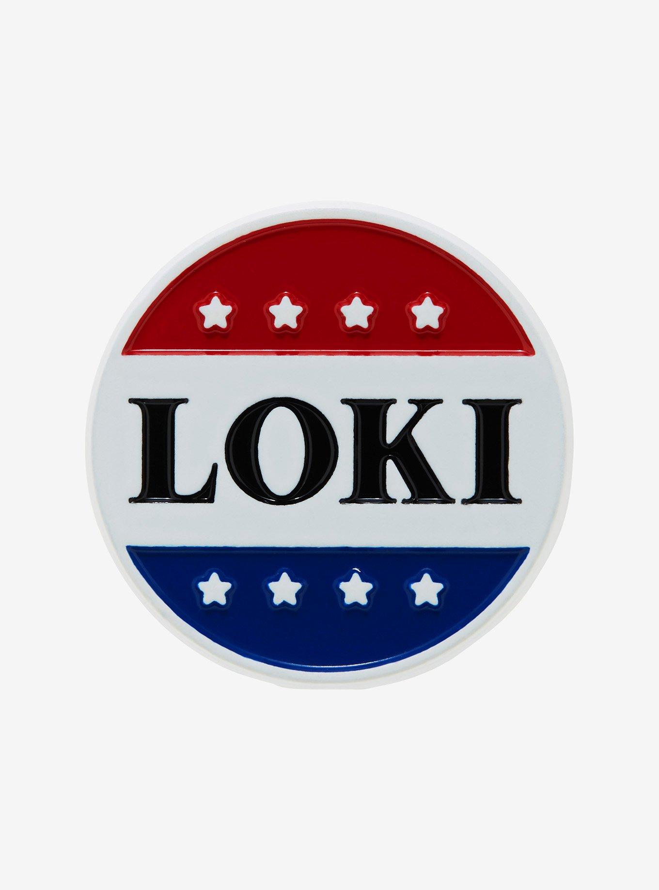 Marvel Loki President Badge Enamel Pin, , hi-res