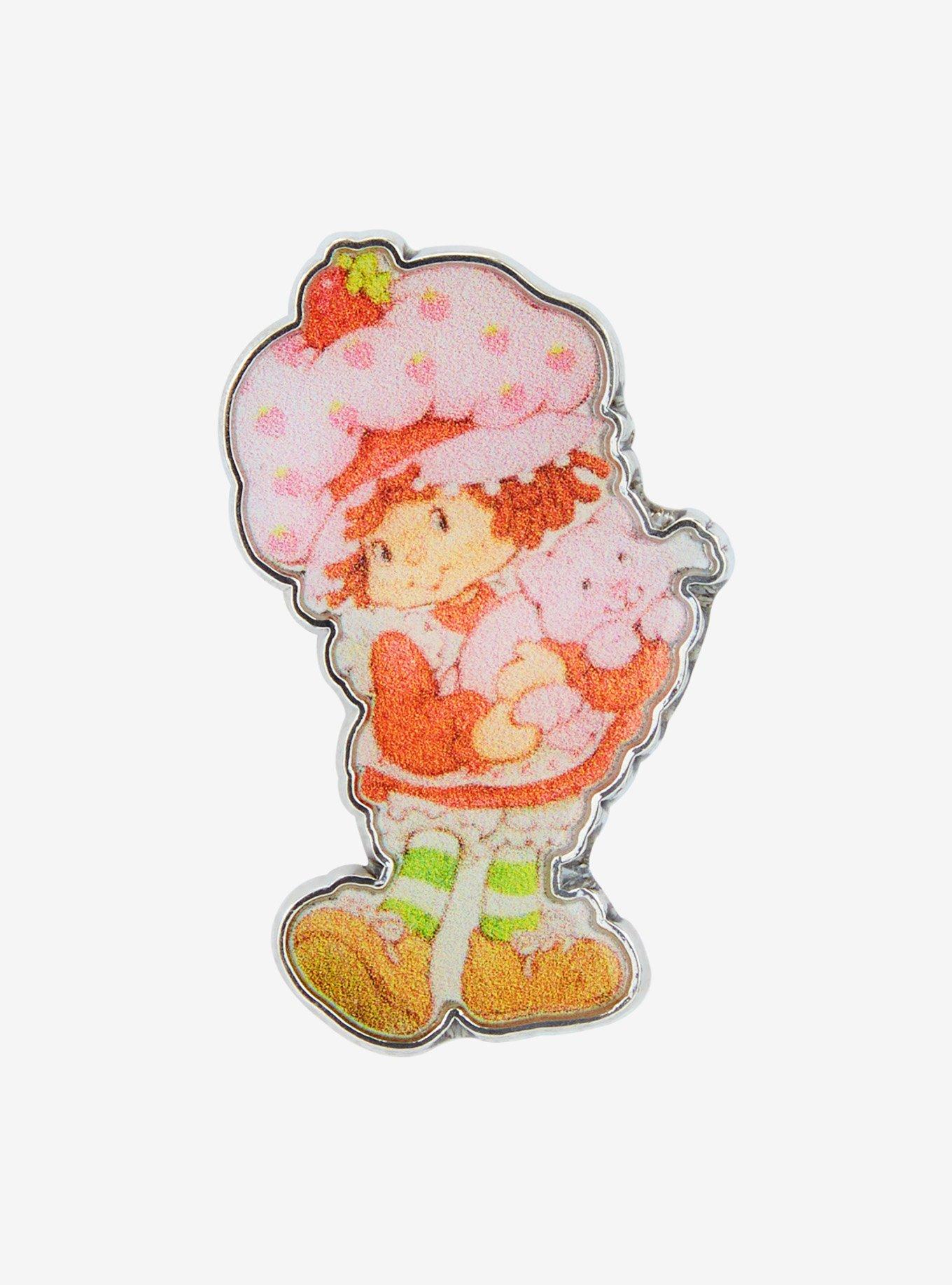 Strawberry Shortcake & Custard Enamel Pin, , hi-res