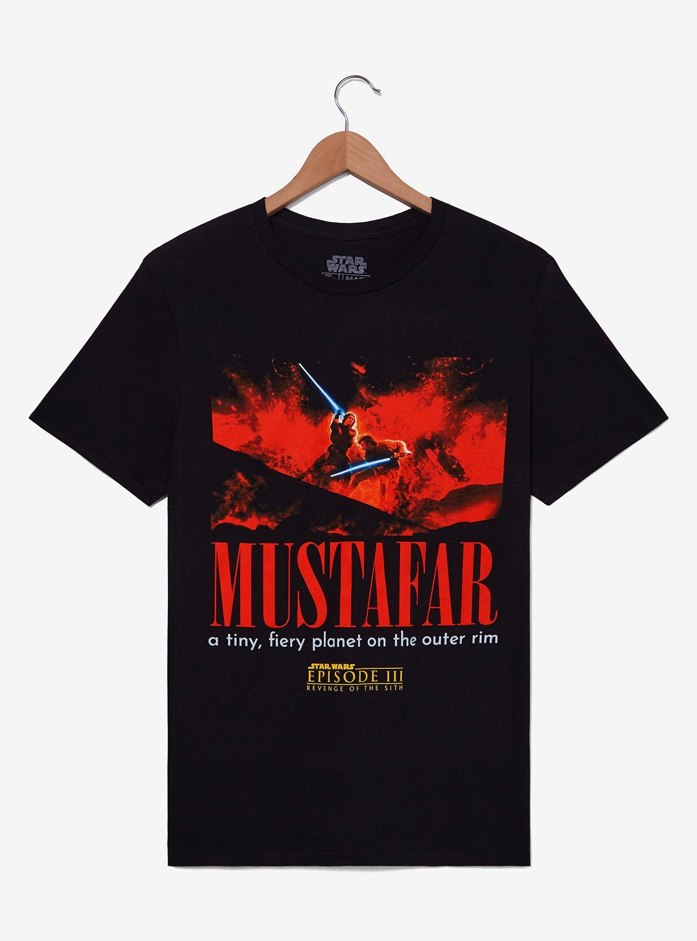 Star Wars Anakin & Obi-Wan Mustafar T-Shirt — BoxLunch Exclusive, , hi-res