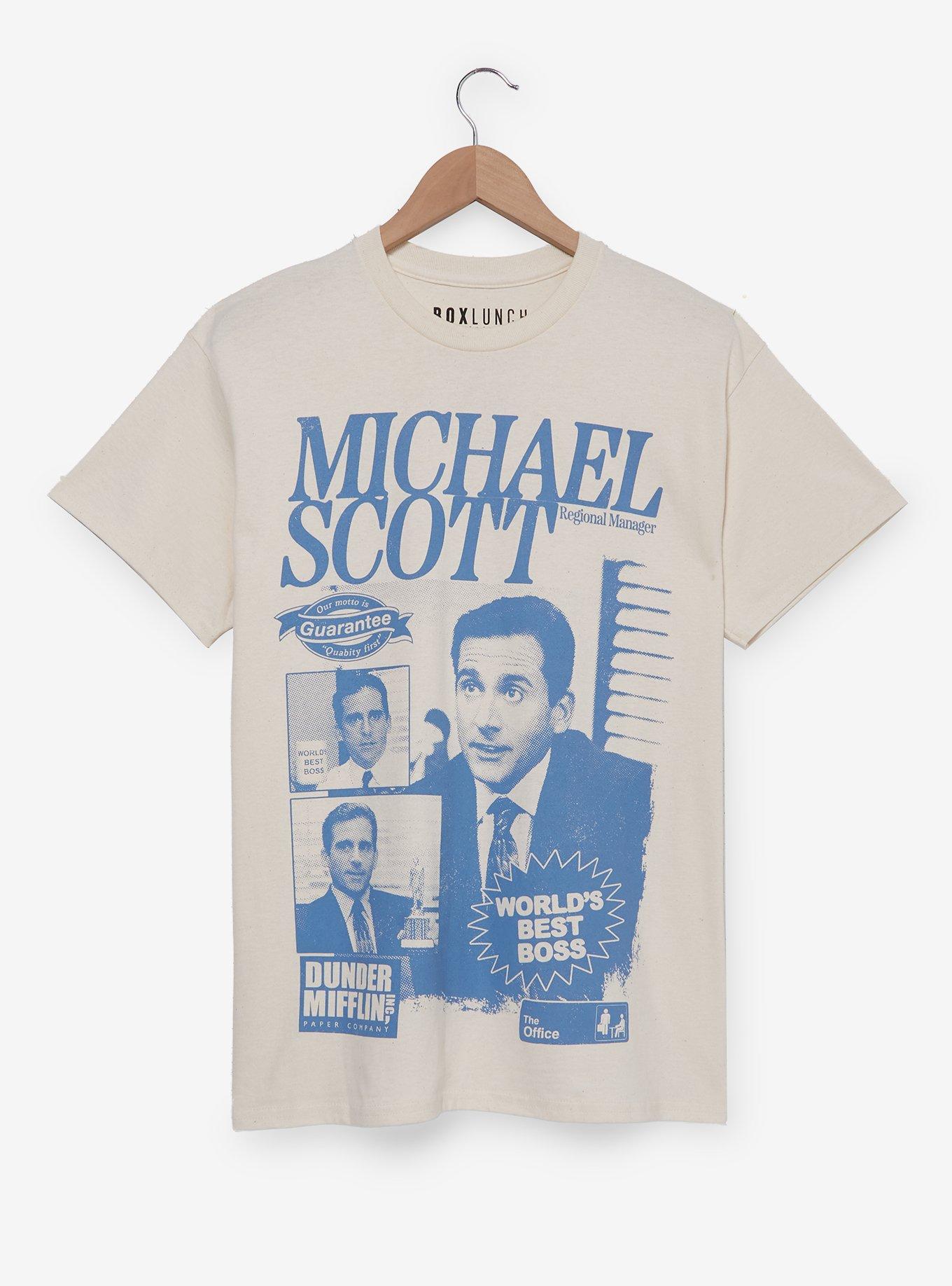 The Office Michael Scott Tonal Multi-Portrait T-Shirt - BoxLunch Exclusive, , hi-res