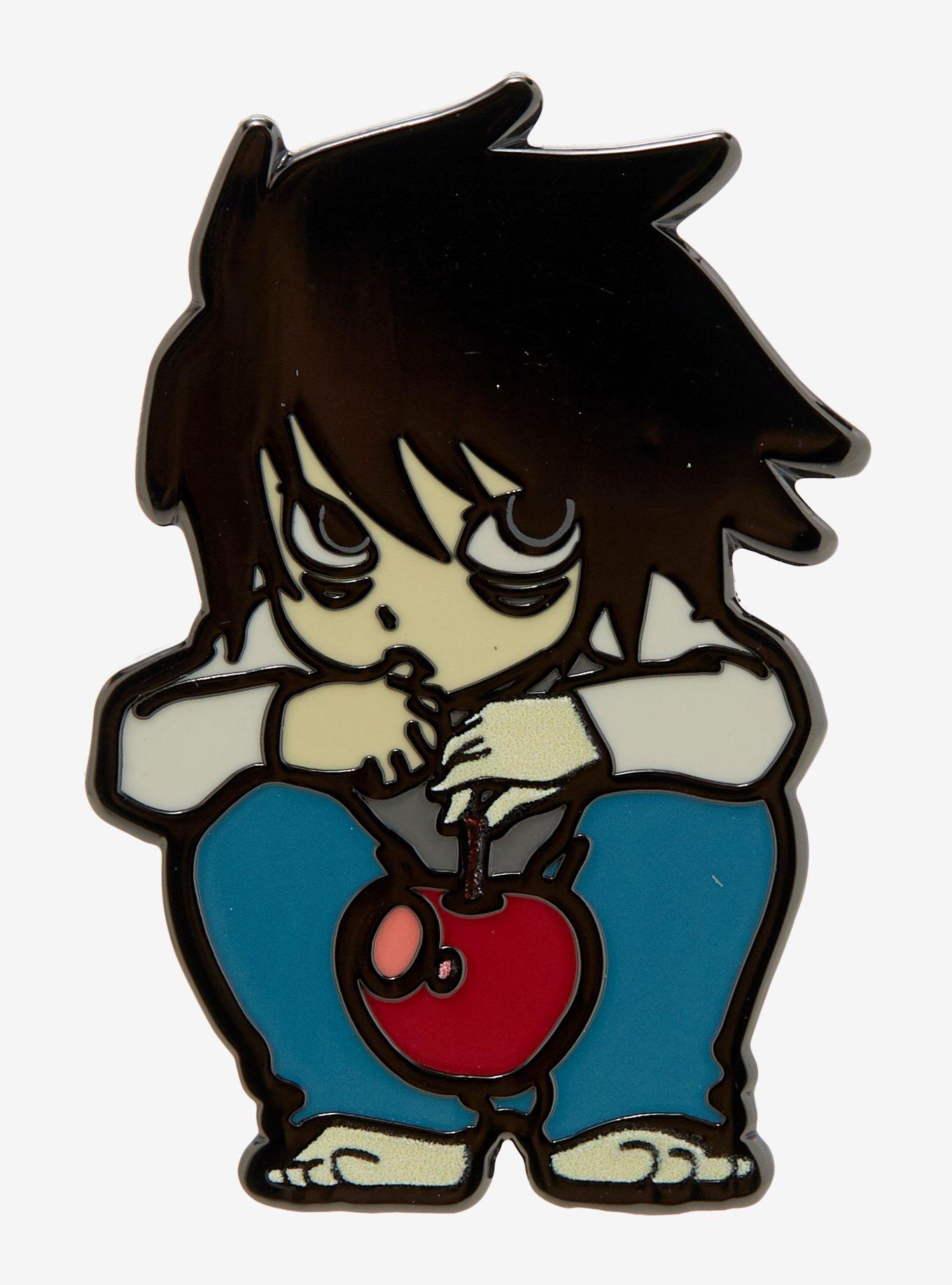 Death Note Chibi L Enamel Pin, , hi-res