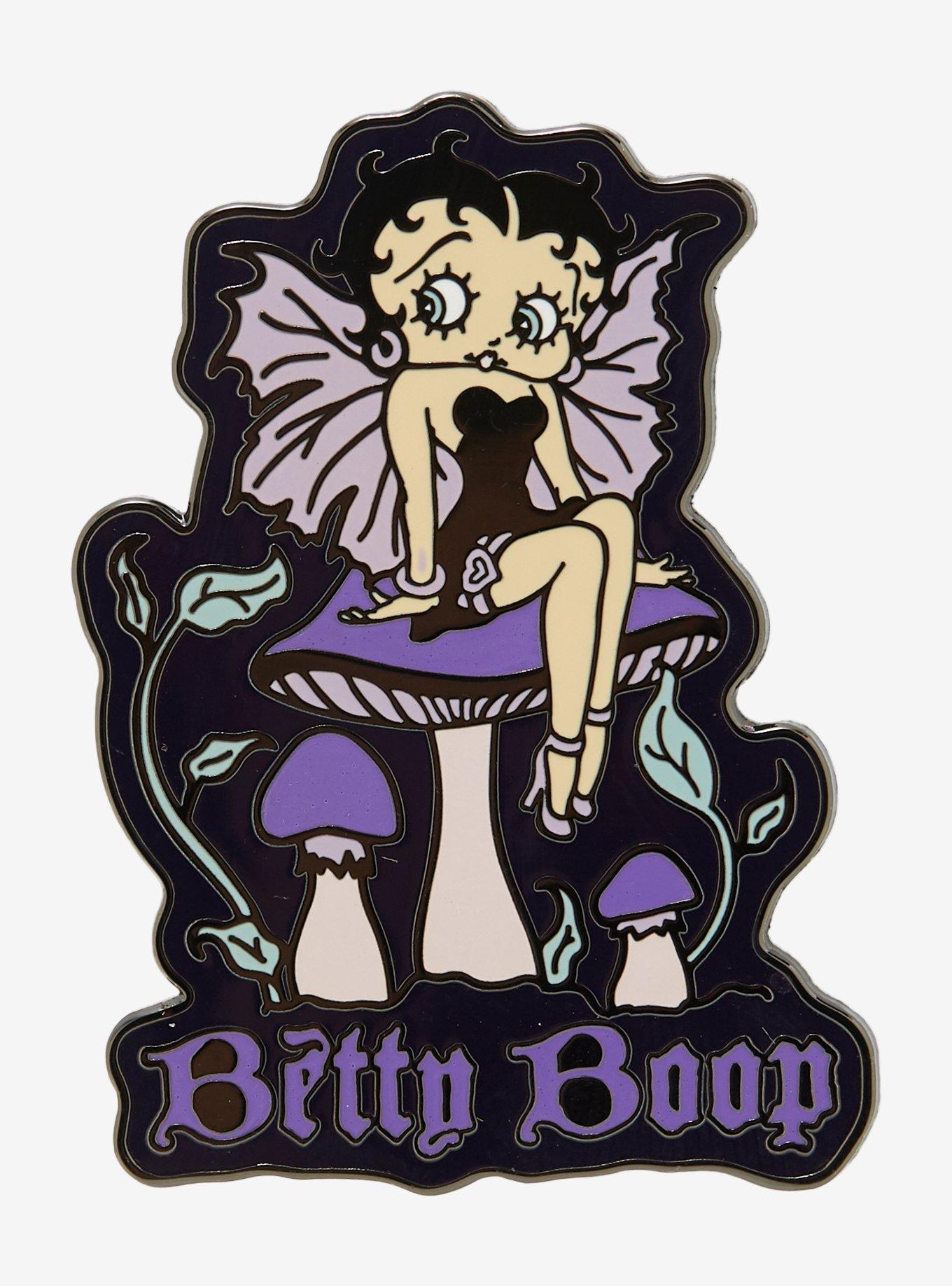 Betty Boop Dark Fairy Enamel Pin, , hi-res