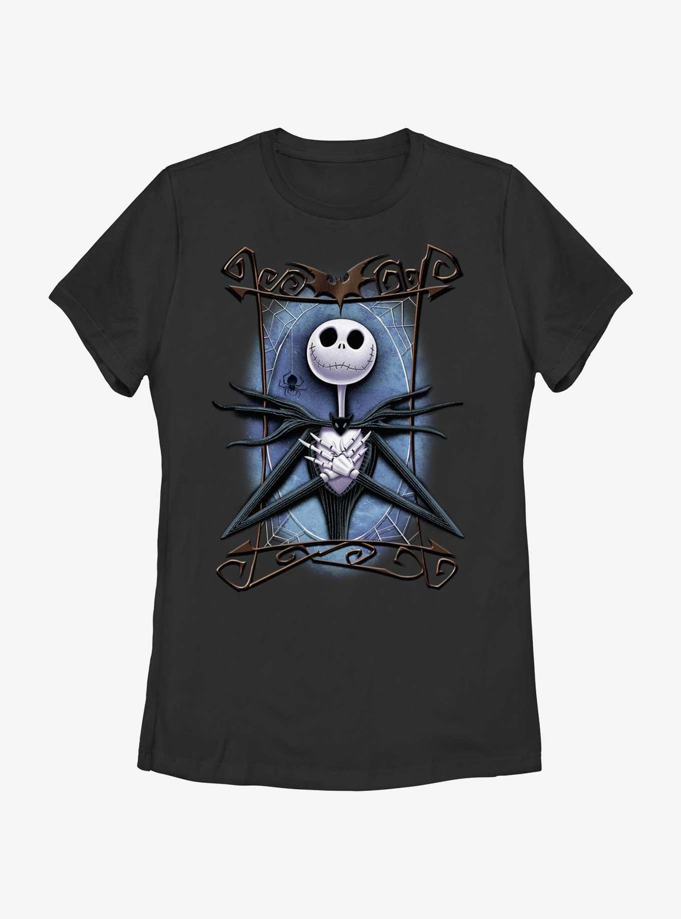 Disney The Nightmare Before Christmas Framed Jack Womens T-Shirt, BLACK, hi-res