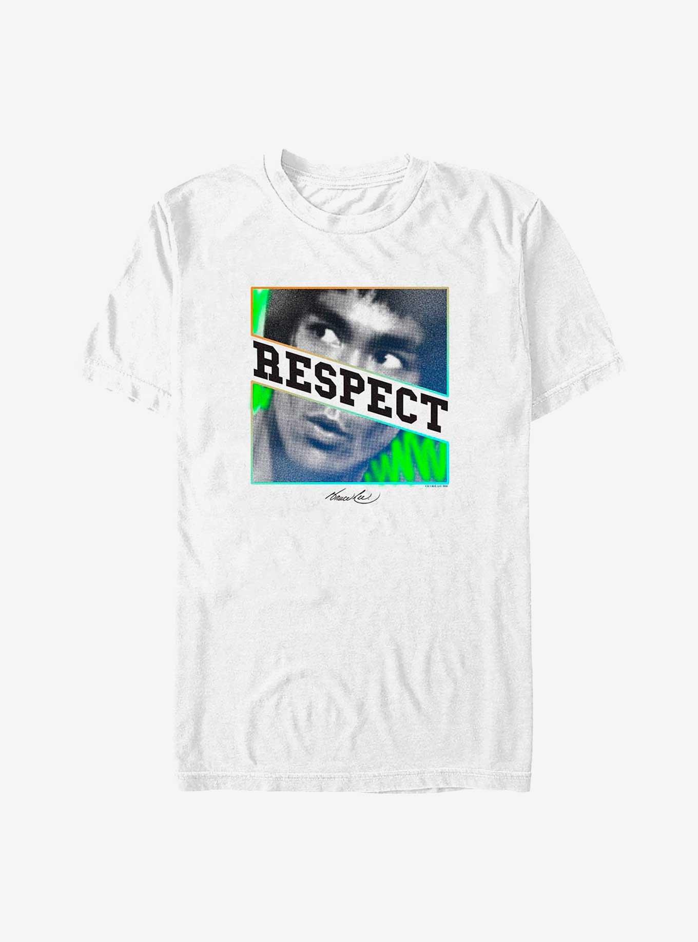 Bruce Lee Respect Big & Tall T-Shirt, WHITE, hi-res