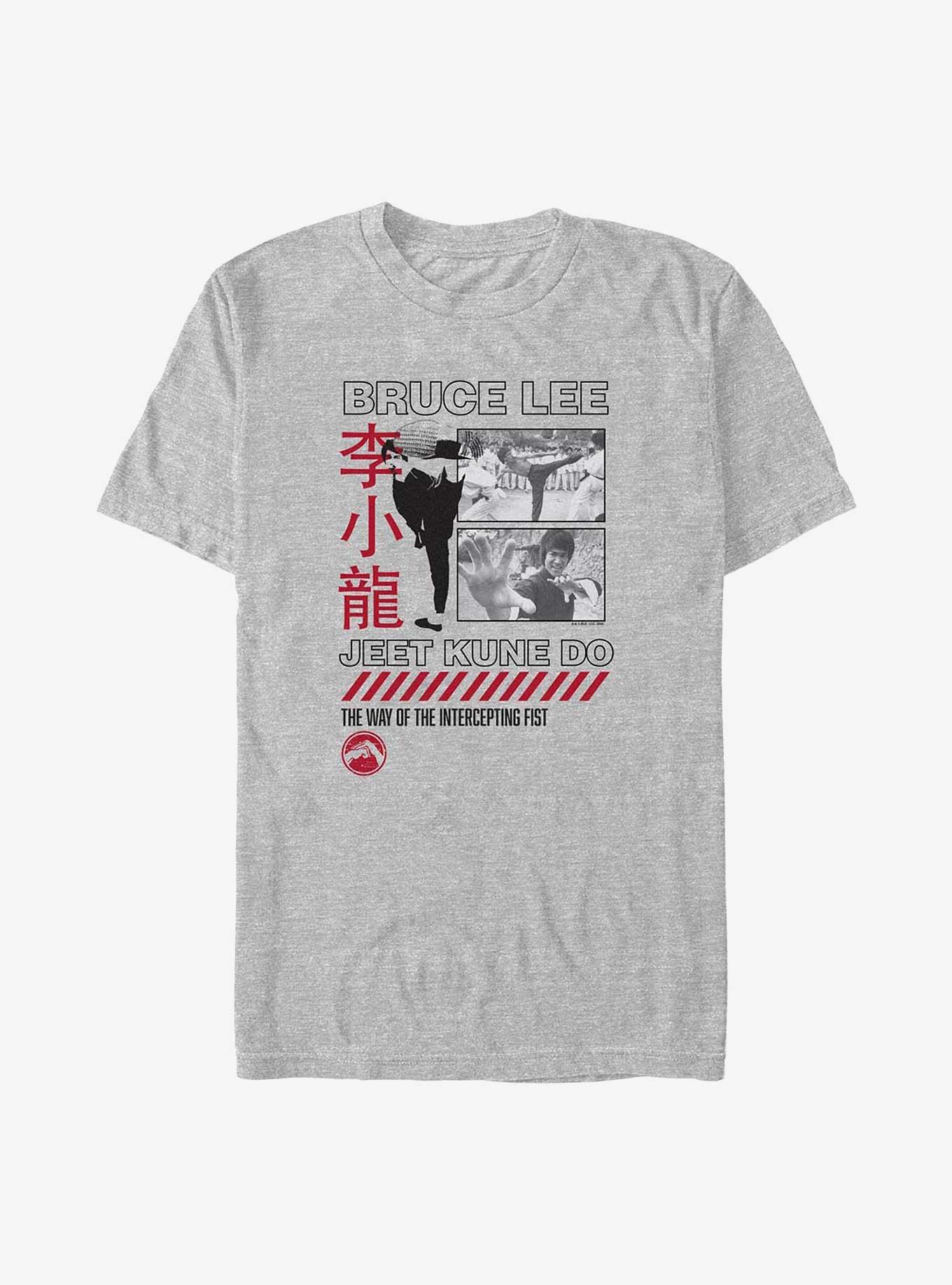 Bruce Lee Intercepting Fist Big & Tall T-Shirt, ATH HTR, hi-res