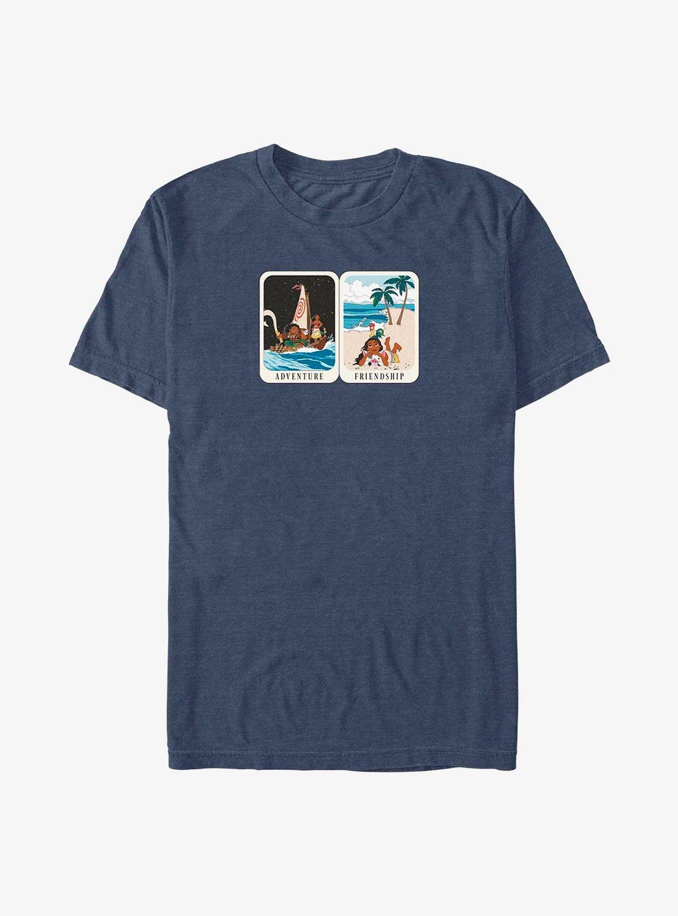 Disney Moana Tarot Card Big & Tall T-Shirt, NAVY HTR, hi-res