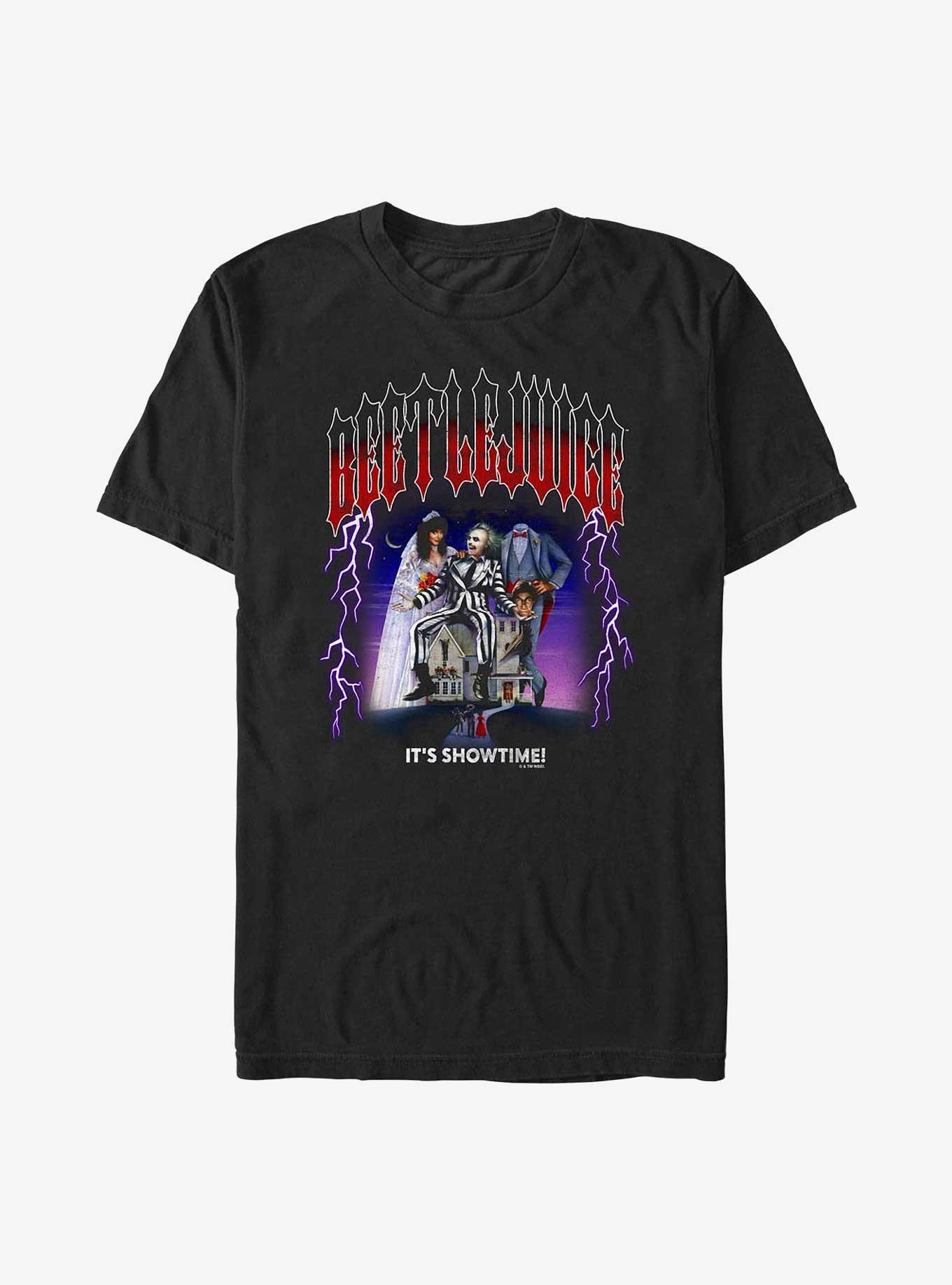 Beetlejuice Lightning Big & Tall T-Shirt, BLACK, hi-res