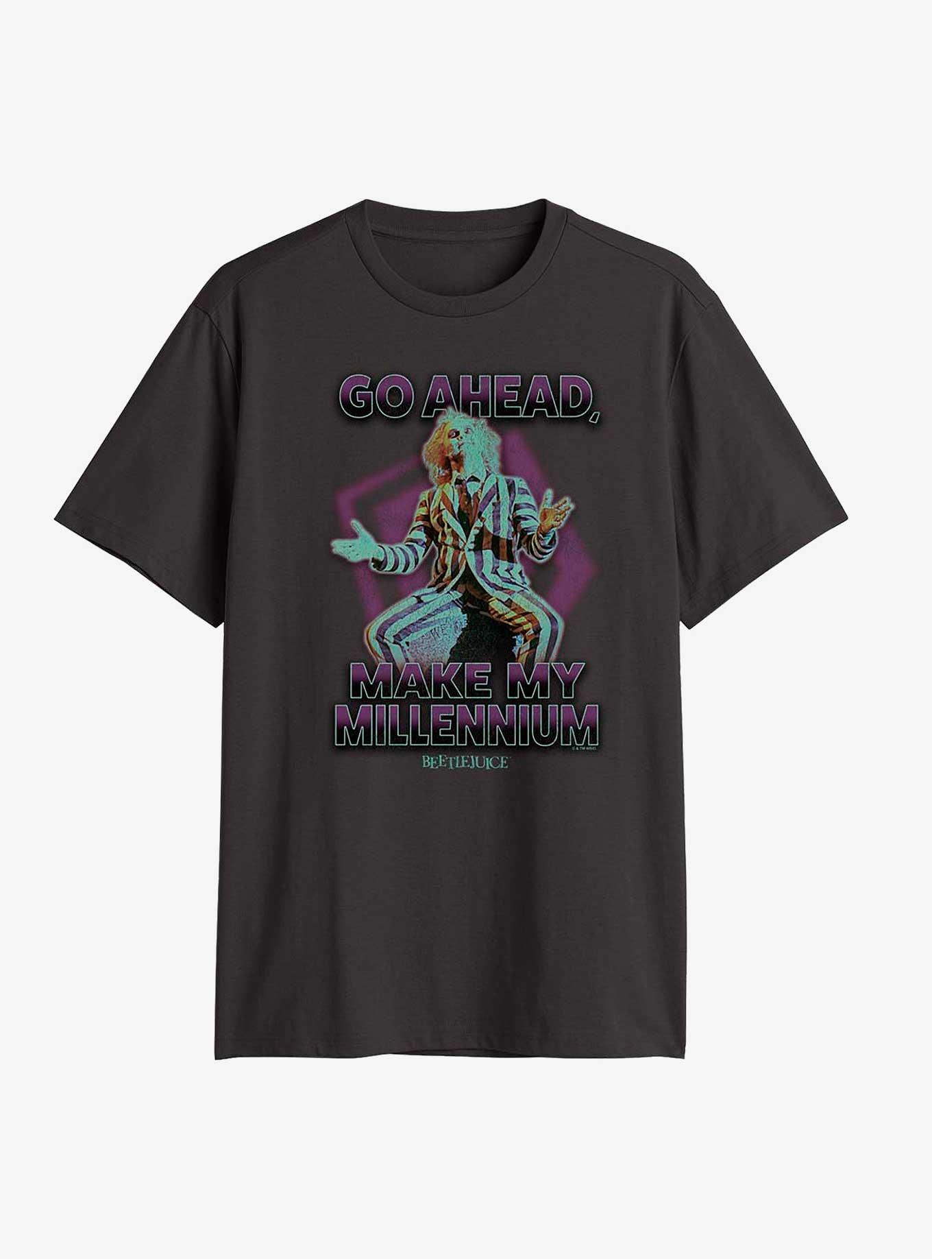 Beetlejuice The Ghost With The Most Big & Tall T-Shirt, BLACK, hi-res