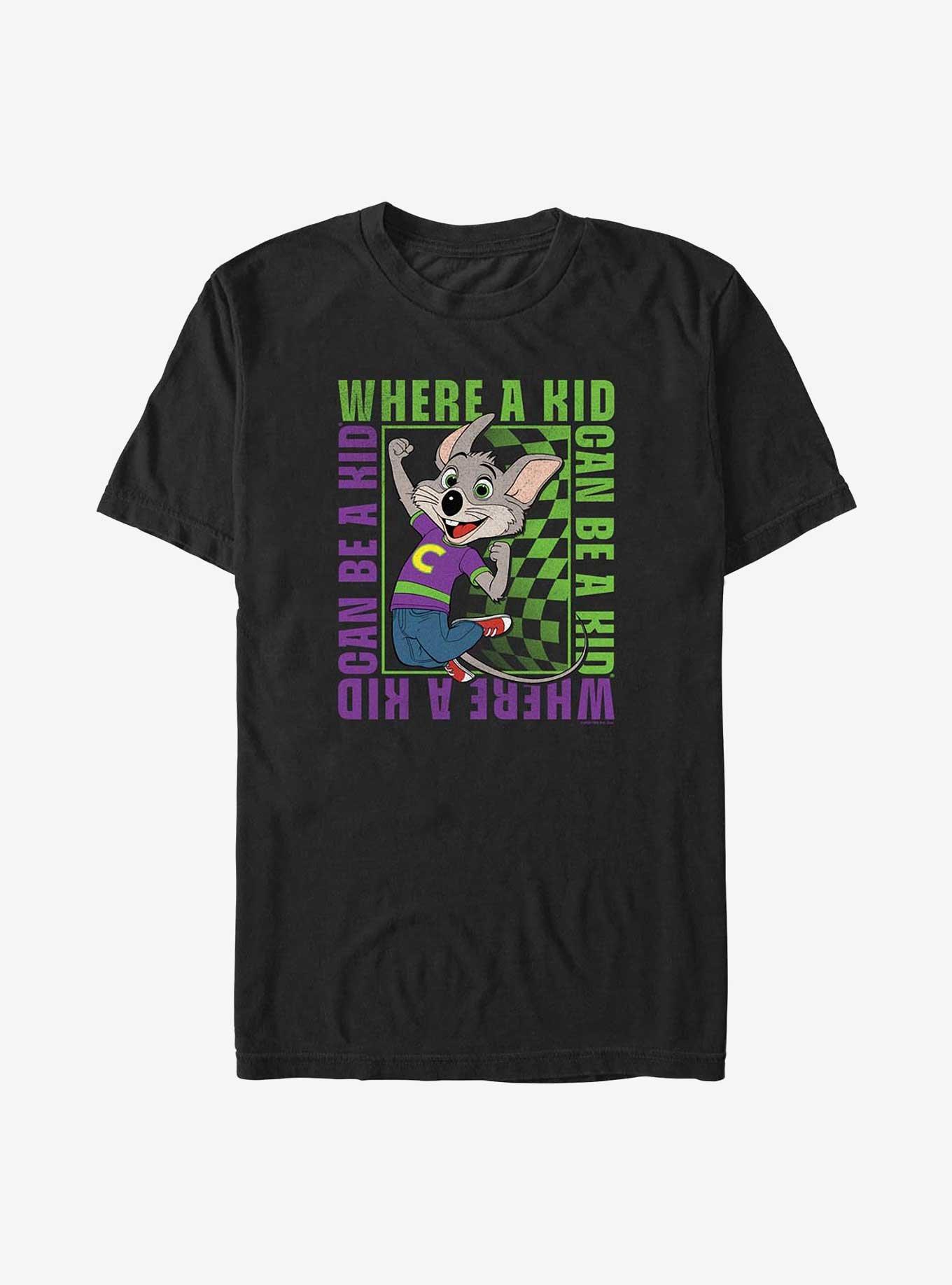 Chuck E. Cheese Where A Kid Can Be A Kid Big & Tall T-Shirt, , hi-res